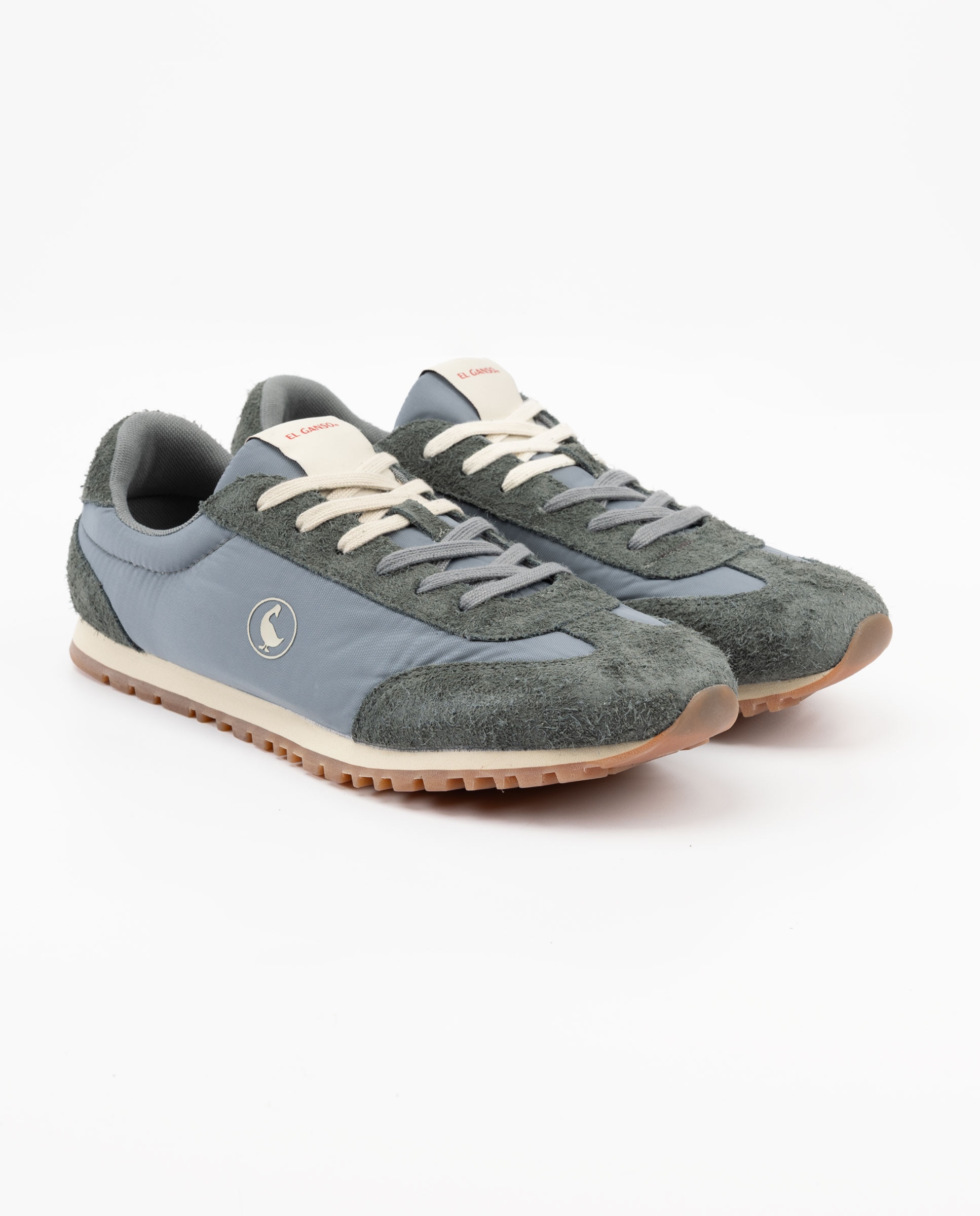 Zapatilla de hombre running de nylón - El Ganso - Gris Gris-3