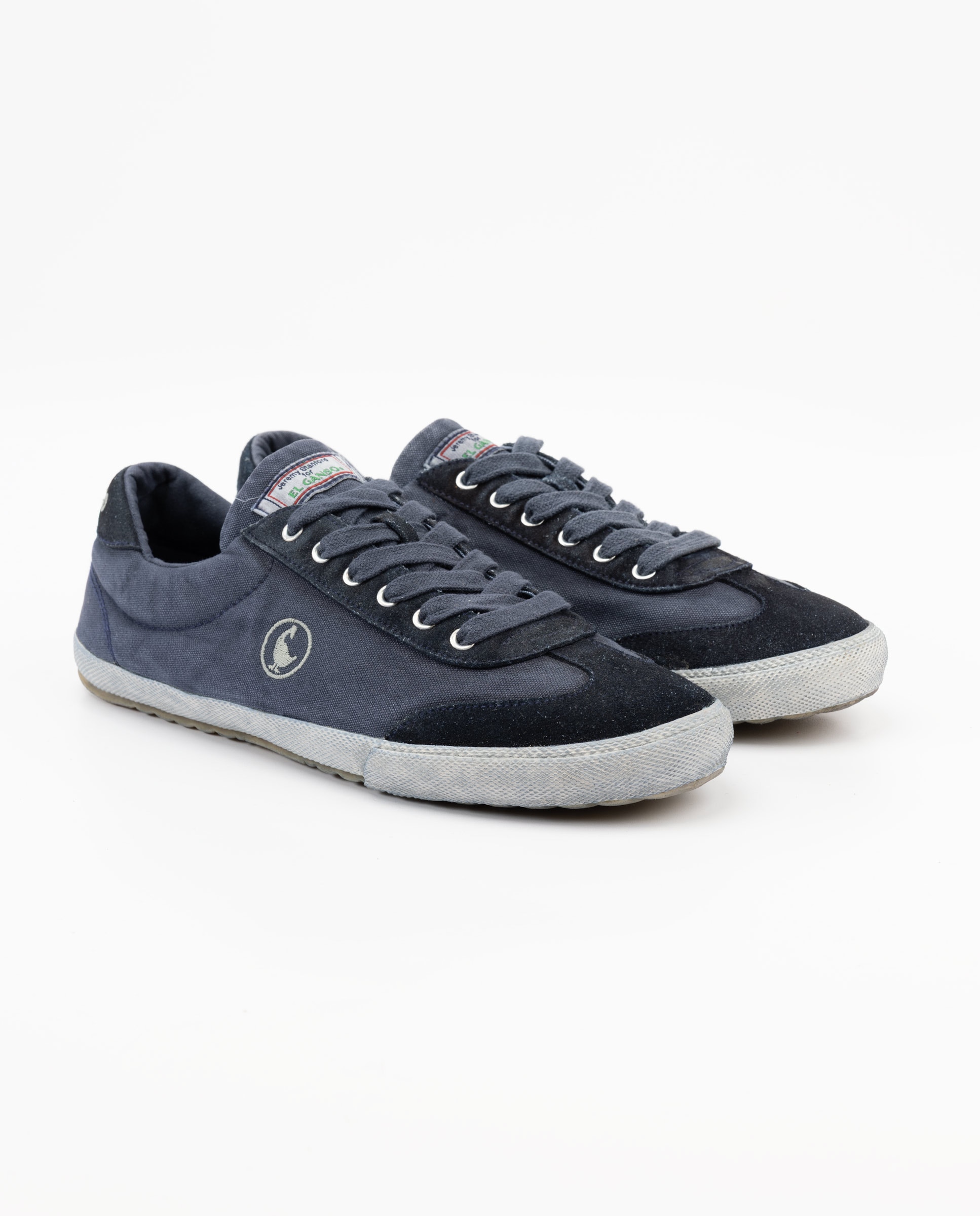 Zapatilla de hombre match garment dyed lisa - El Ganso - Azul marino Azul marino-3