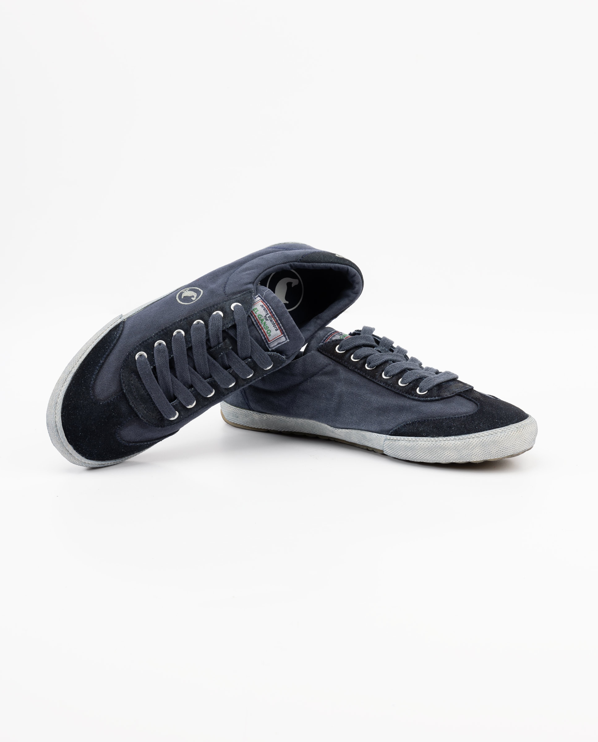 Zapatilla de hombre match garment dyed lisa - El Ganso - Azul marino Azul marino-2