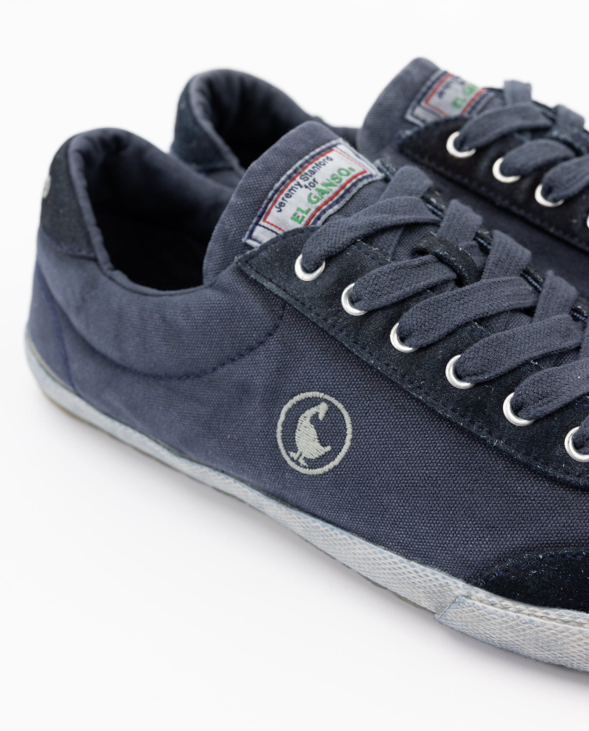 Zapatilla de hombre match garment dyed lisa - El Ganso - Azul marino Azul marino-4