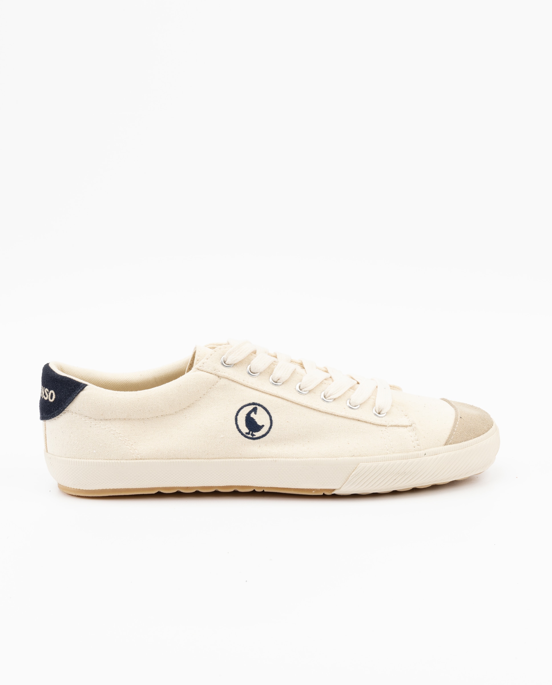 Imagen 0 de Zapatilla de hombre low top garment dyed liso Crudo