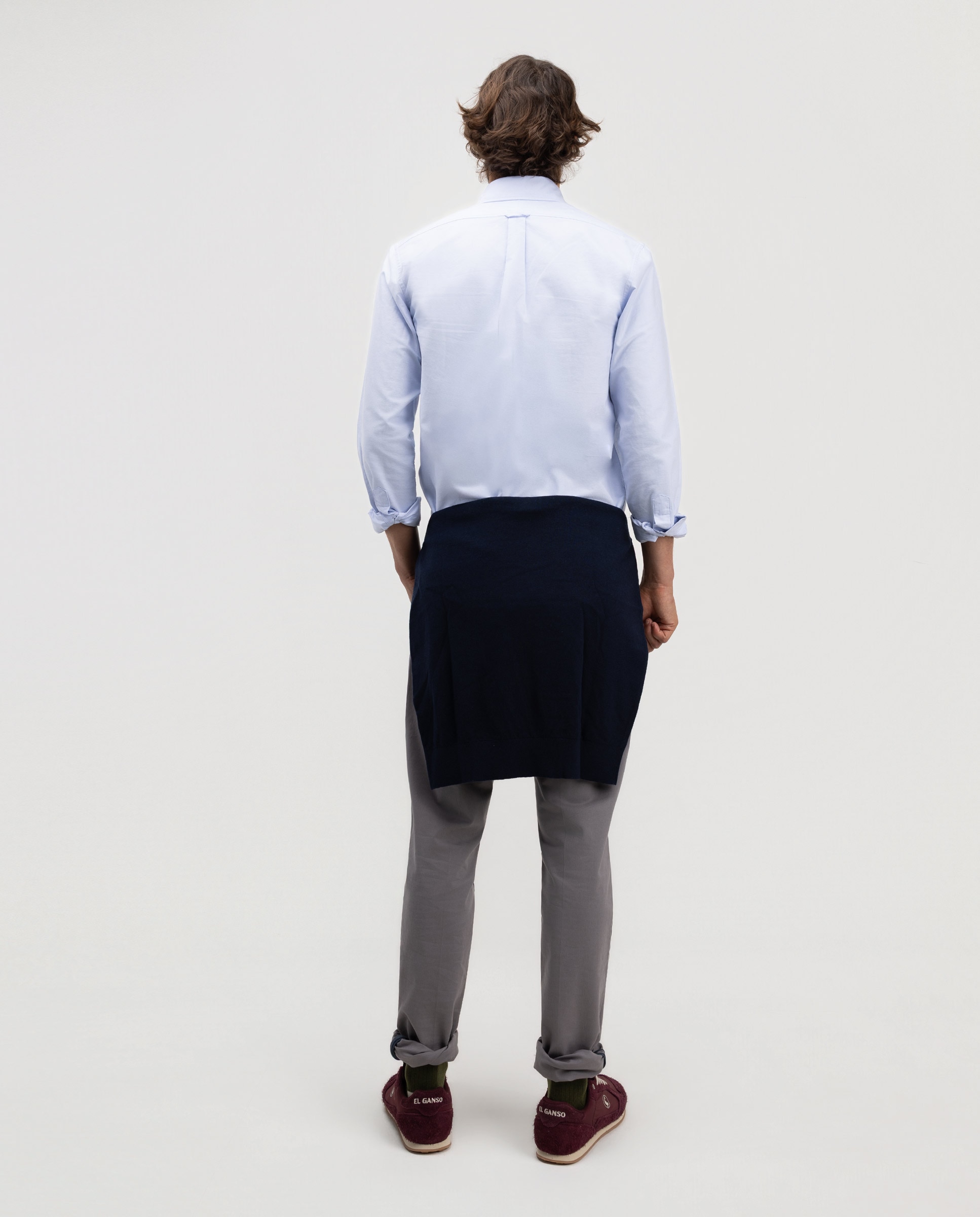 Camisa de hombre oxford lisa - El Ganso - Azul celeste Azul celeste-4