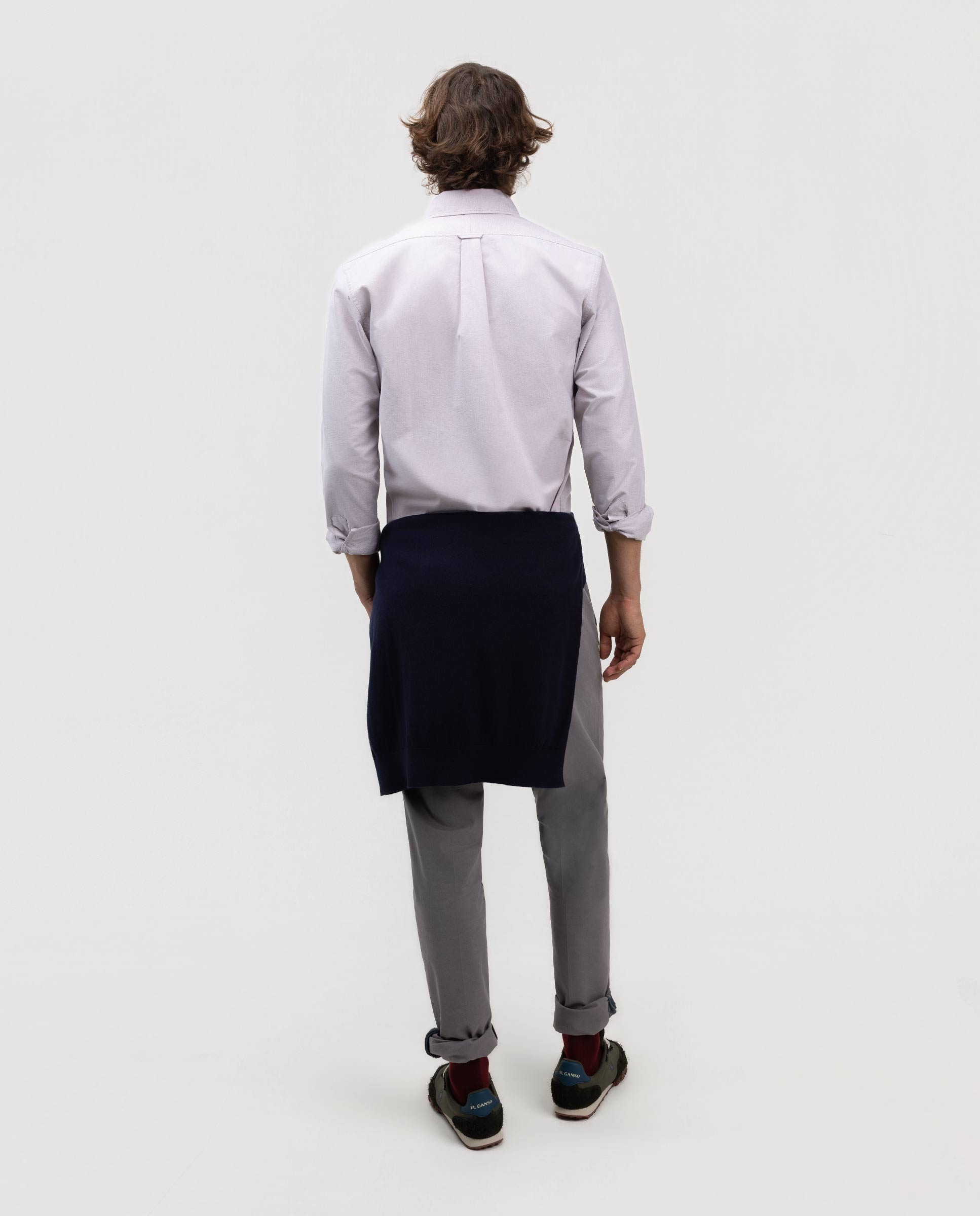 Camisa de hombre oxford lisa - El Ganso - Rojo Rojo-4