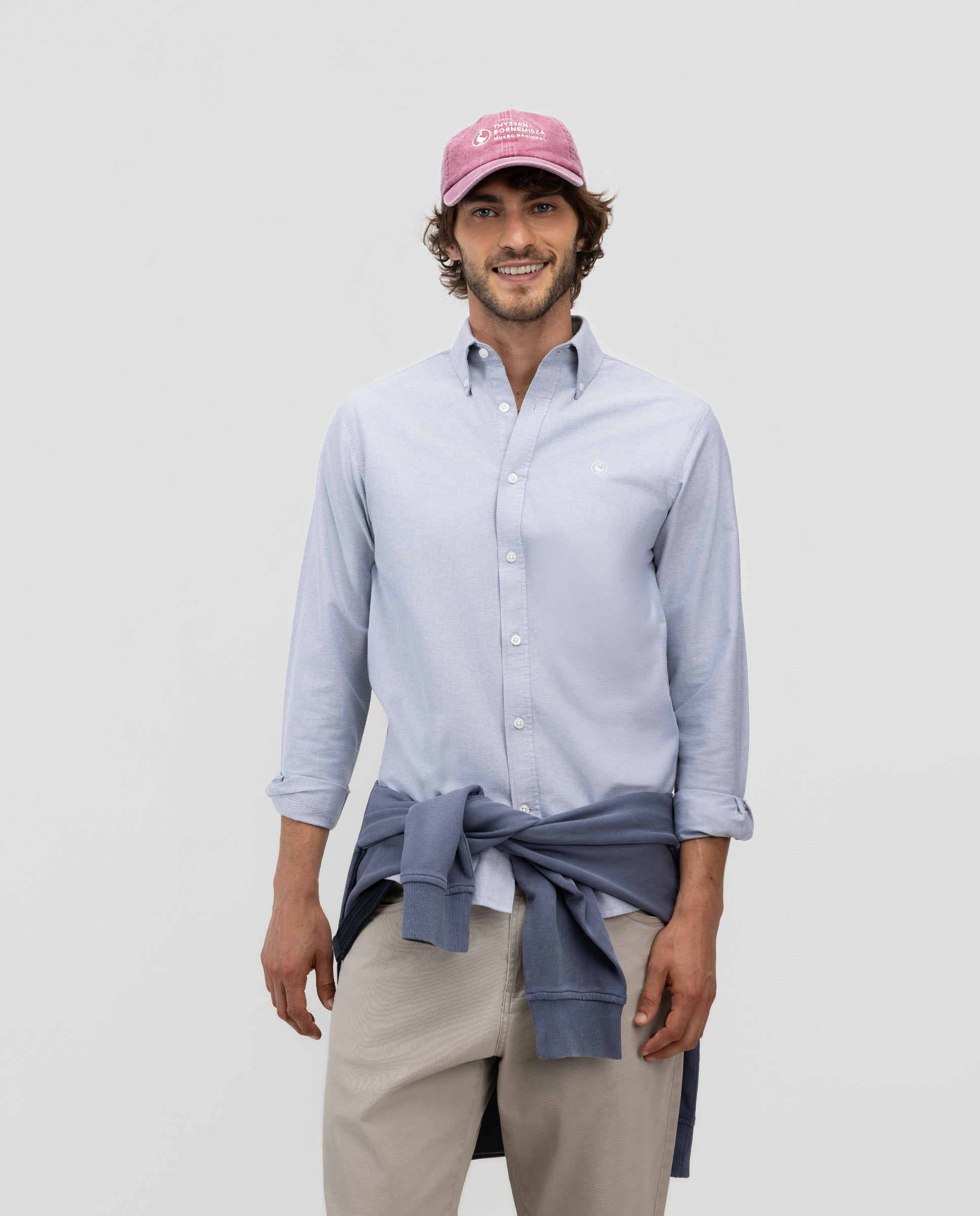 Camisa de hombre oxford lisa - El Ganso - Azul marino Azul marino-2