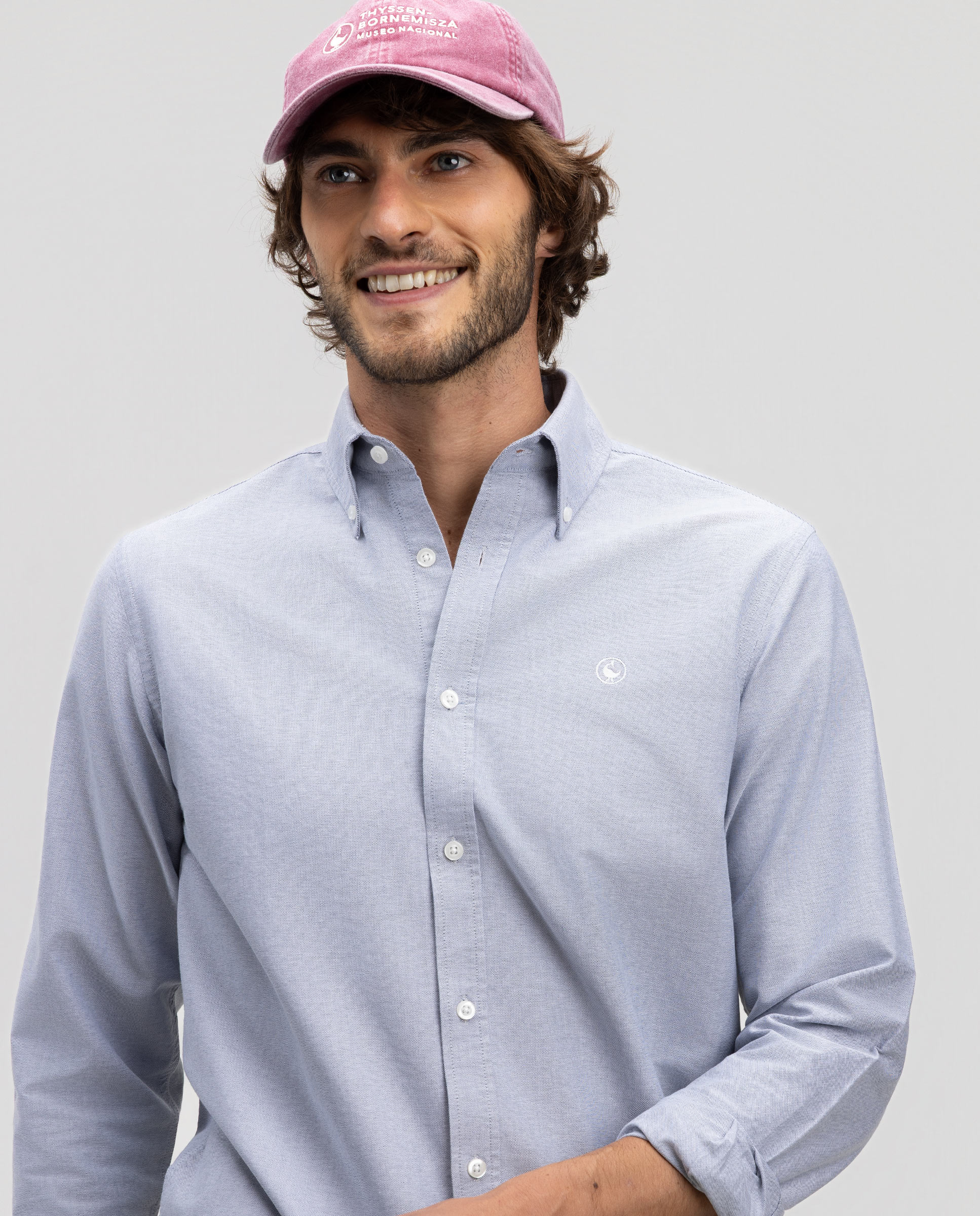 Camisa de hombre oxford lisa - El Ganso - Azul marino Azul marino-3