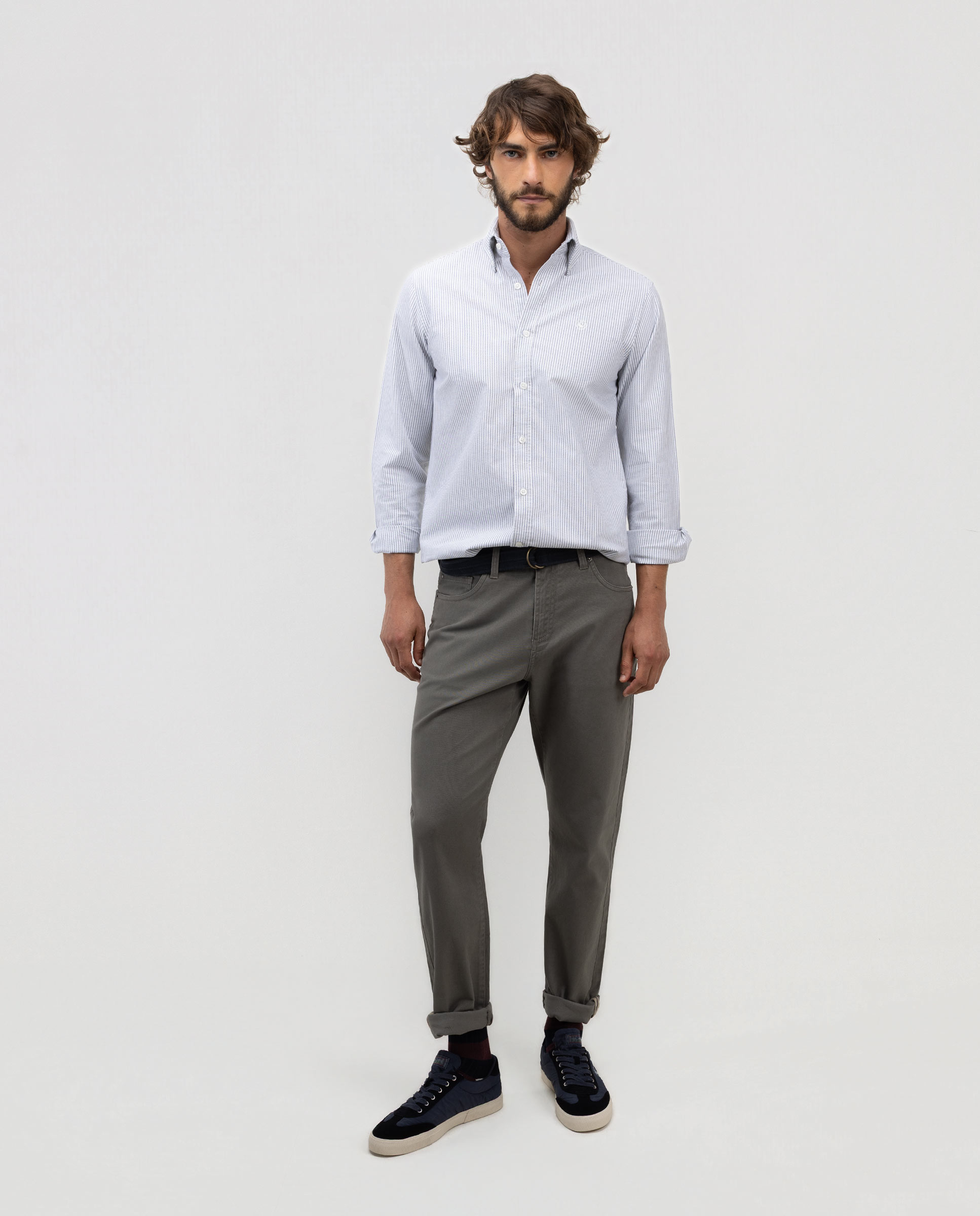 Imagen 2 de Camisa de hombre oxford yale - El Ganso - Azul marino Azul marino