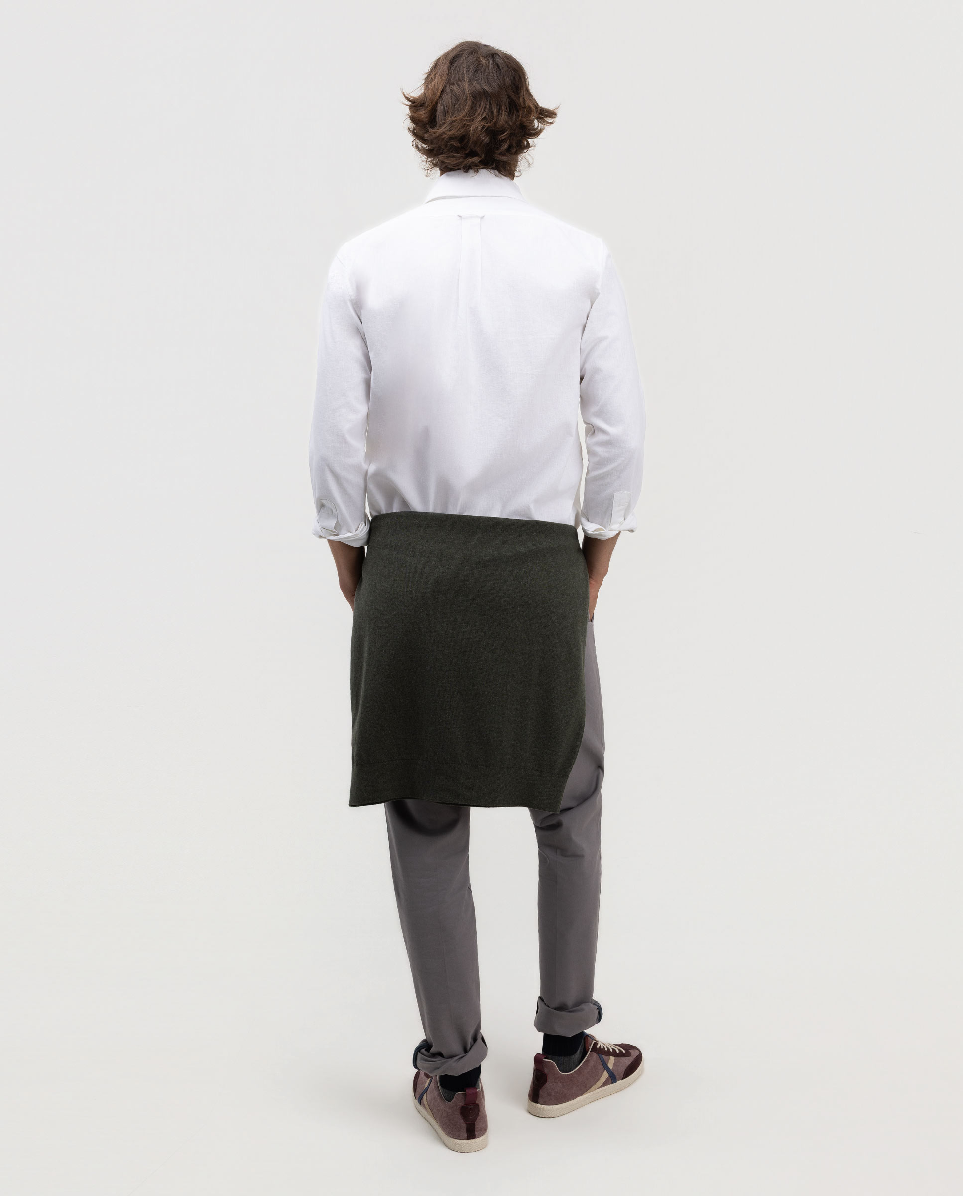 Camisa de hombre de lino y algodón - El Ganso - Blanco Blanco-4