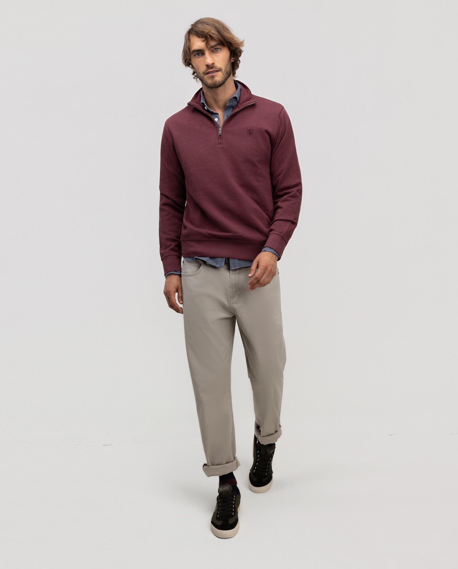 Pantalón de hombre 5 bolsillos liso - El Ganso - Beige Beige-1