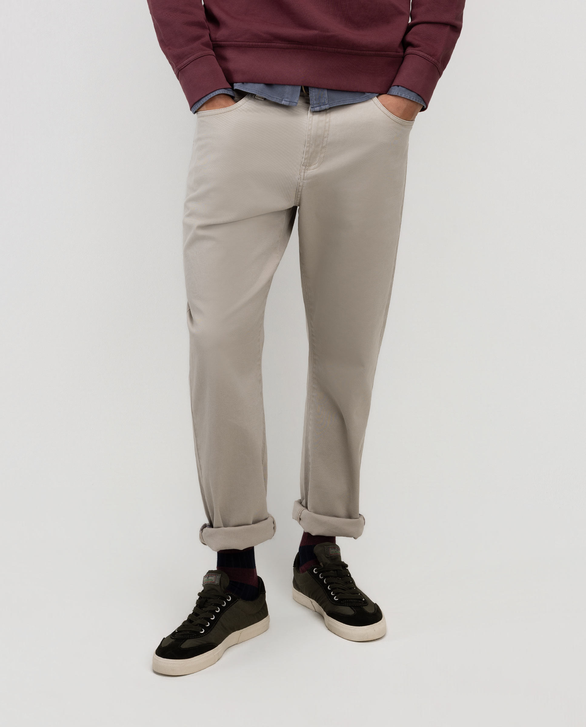 Pantalón de hombre 5 bolsillos liso - El Ganso - Beige Beige-2