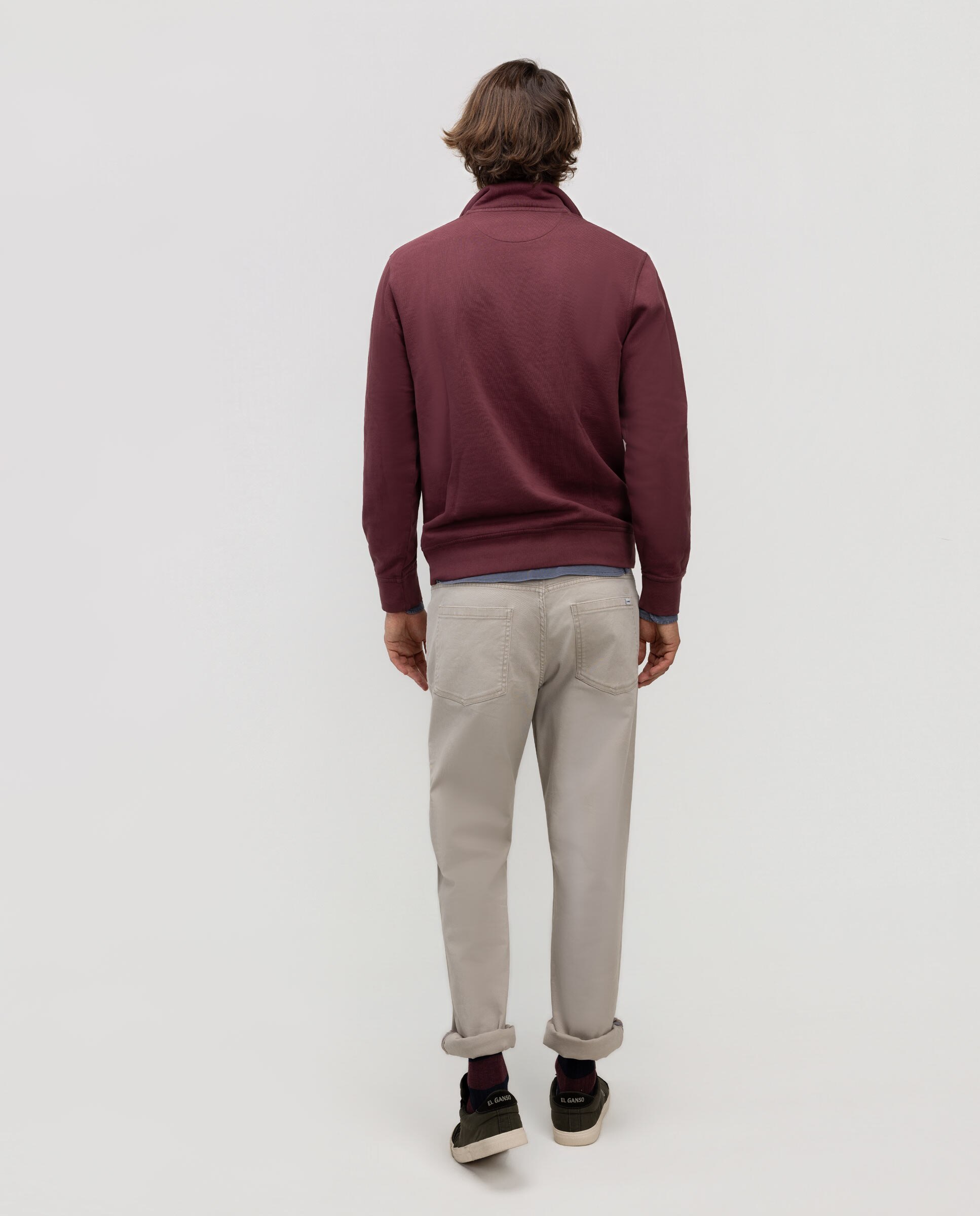 Pantalón de hombre 5 bolsillos liso - El Ganso - Beige Beige-3