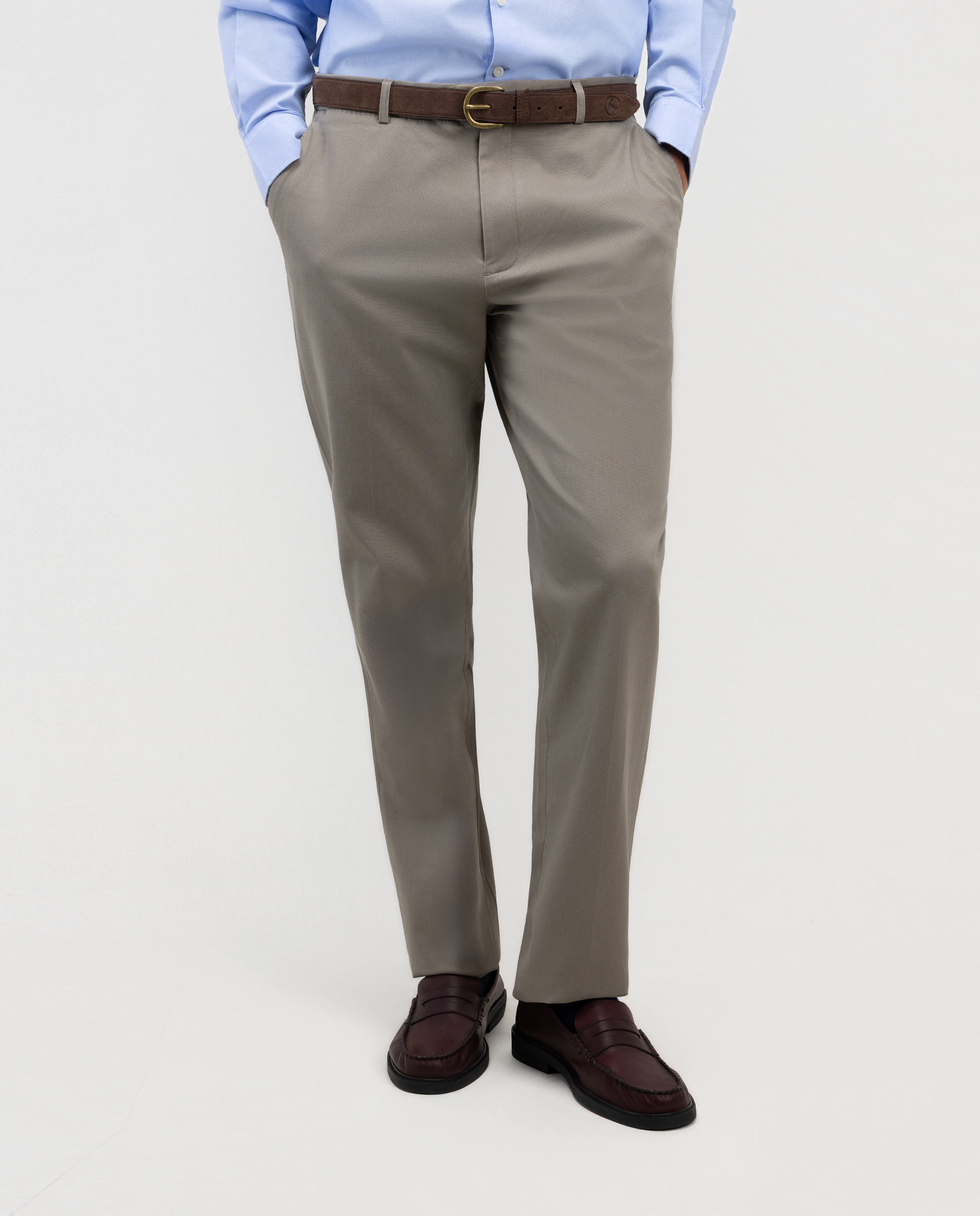 Pantalón de hombre estructura lavado - El Ganso - Topo Topo-2