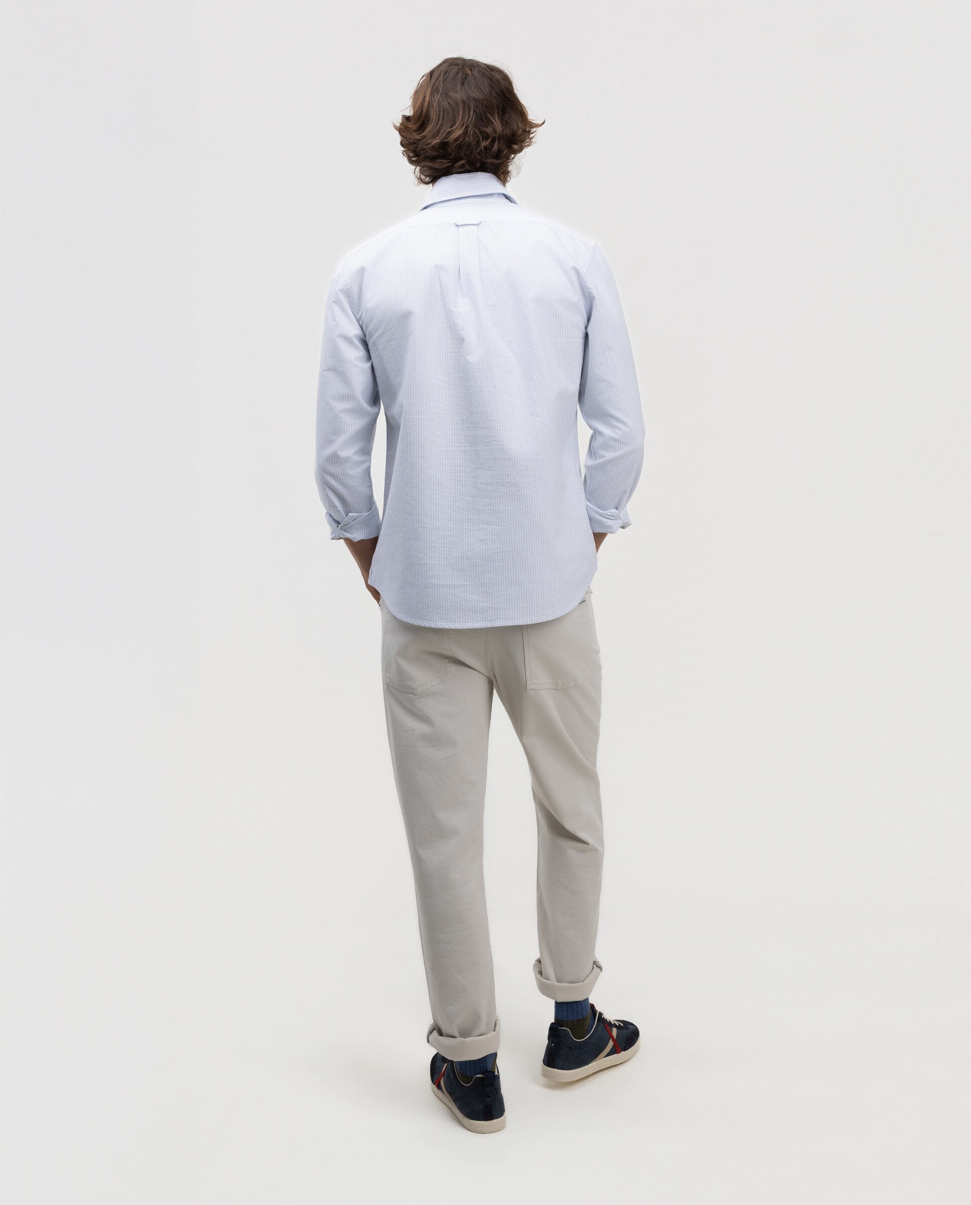 Pantalón de hombre 5 bolsillos liso - El Ganso - Natural Natural-4