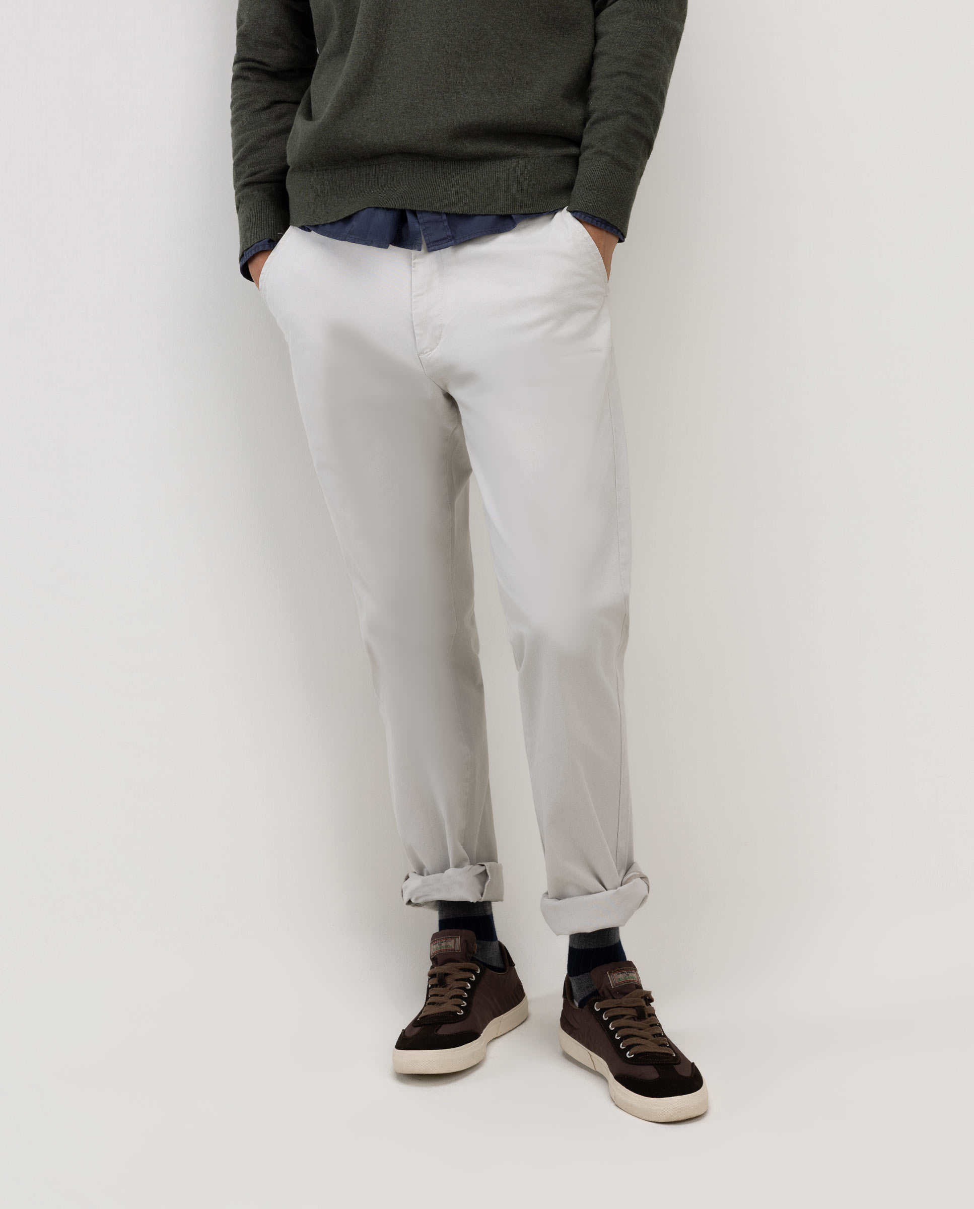 Pantalón de hombre chino regular - El Ganso - Crudo Crudo-2