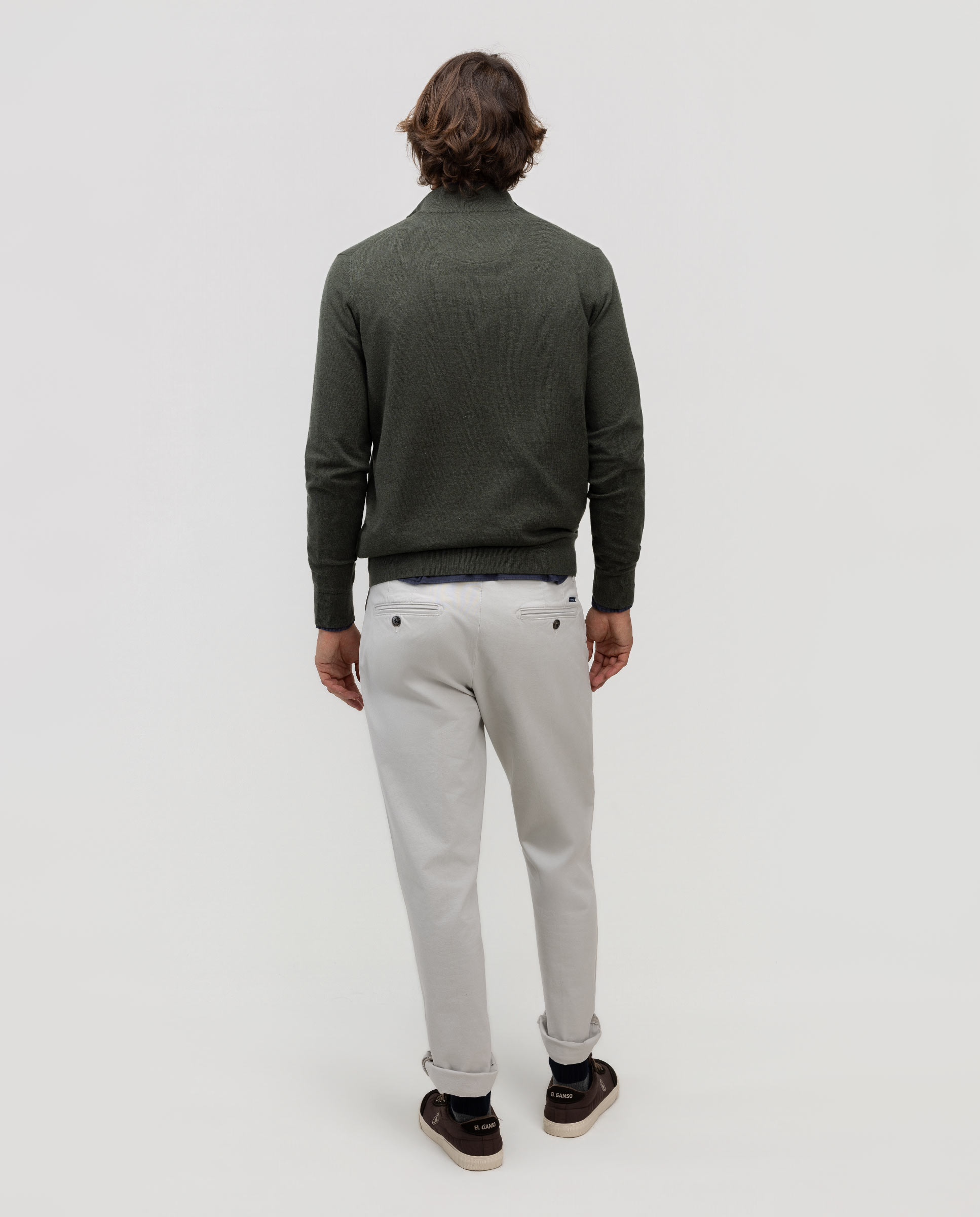 Pantalón de hombre chino regular - El Ganso - Crudo Crudo-4
