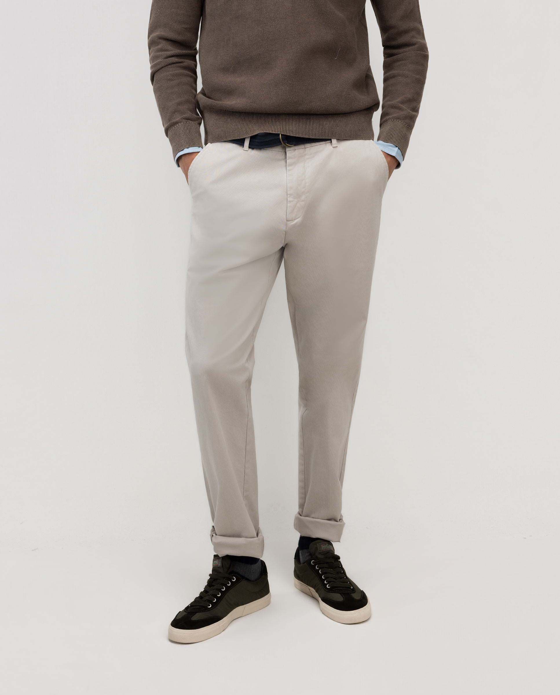 Pantalón de hombre chino regular - El Ganso - Beige Beige-2