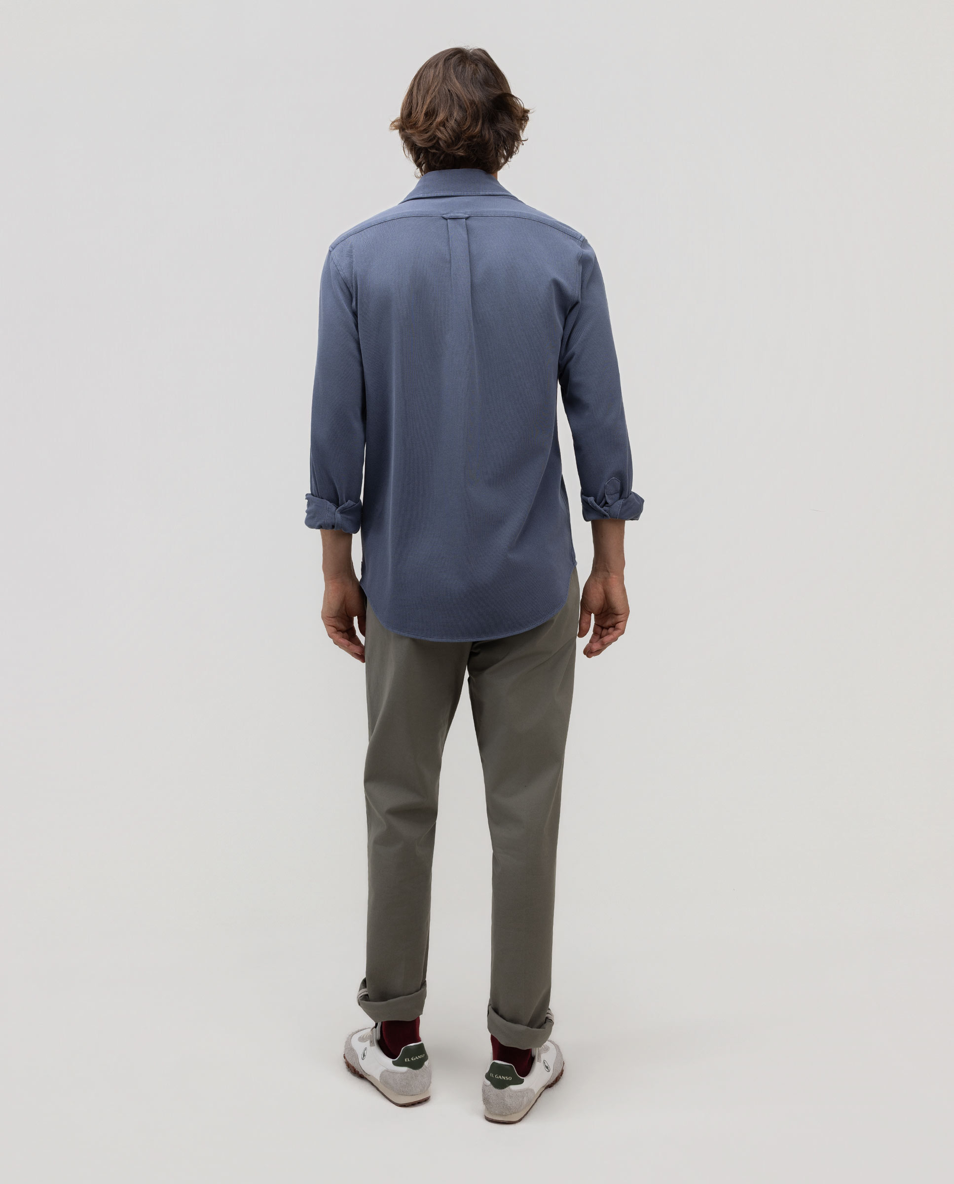 Pantalón de hombre chino regular - El Ganso - Verde oscuro Verde oscuro-3