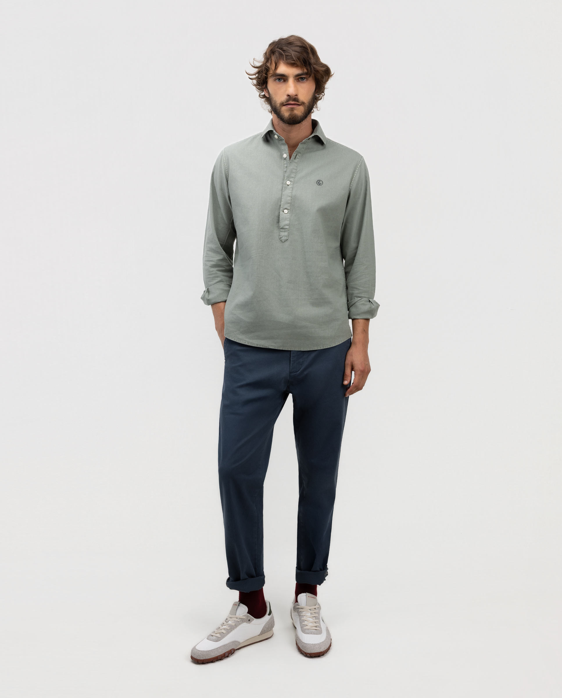 Pantalón de hombre chino regular - El Ganso - Azul marino Azul marino-1