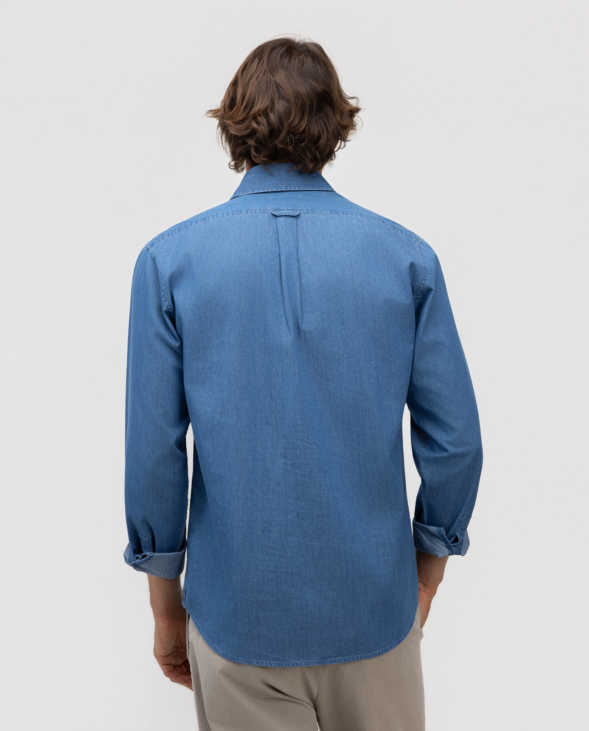 Imagen 4 de Camisa de hombre polera denim - El Ganso - Azul Azul