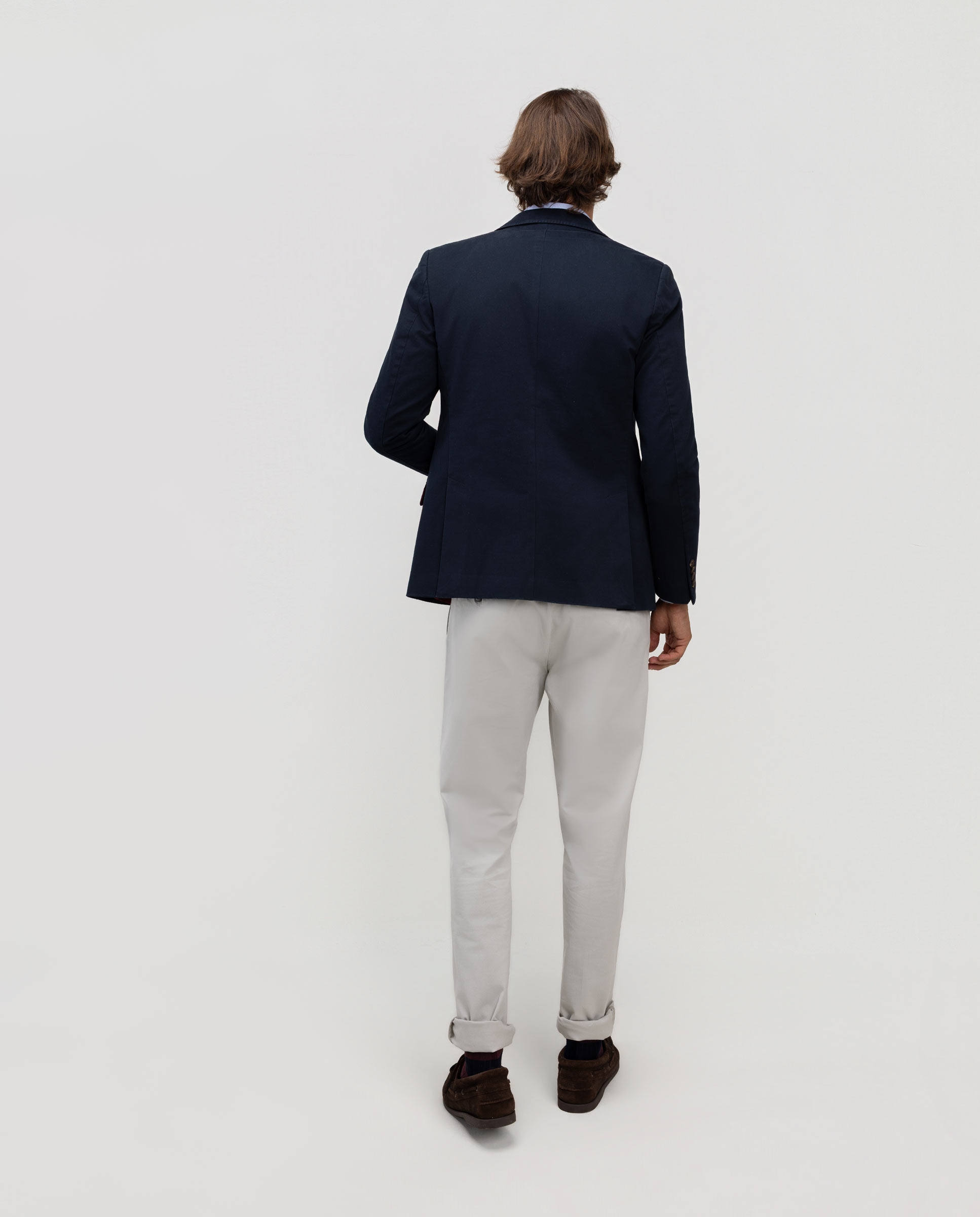 Imagen 4 de Americana de hombre twill lisa - El Ganso - Azul marino Azul marino