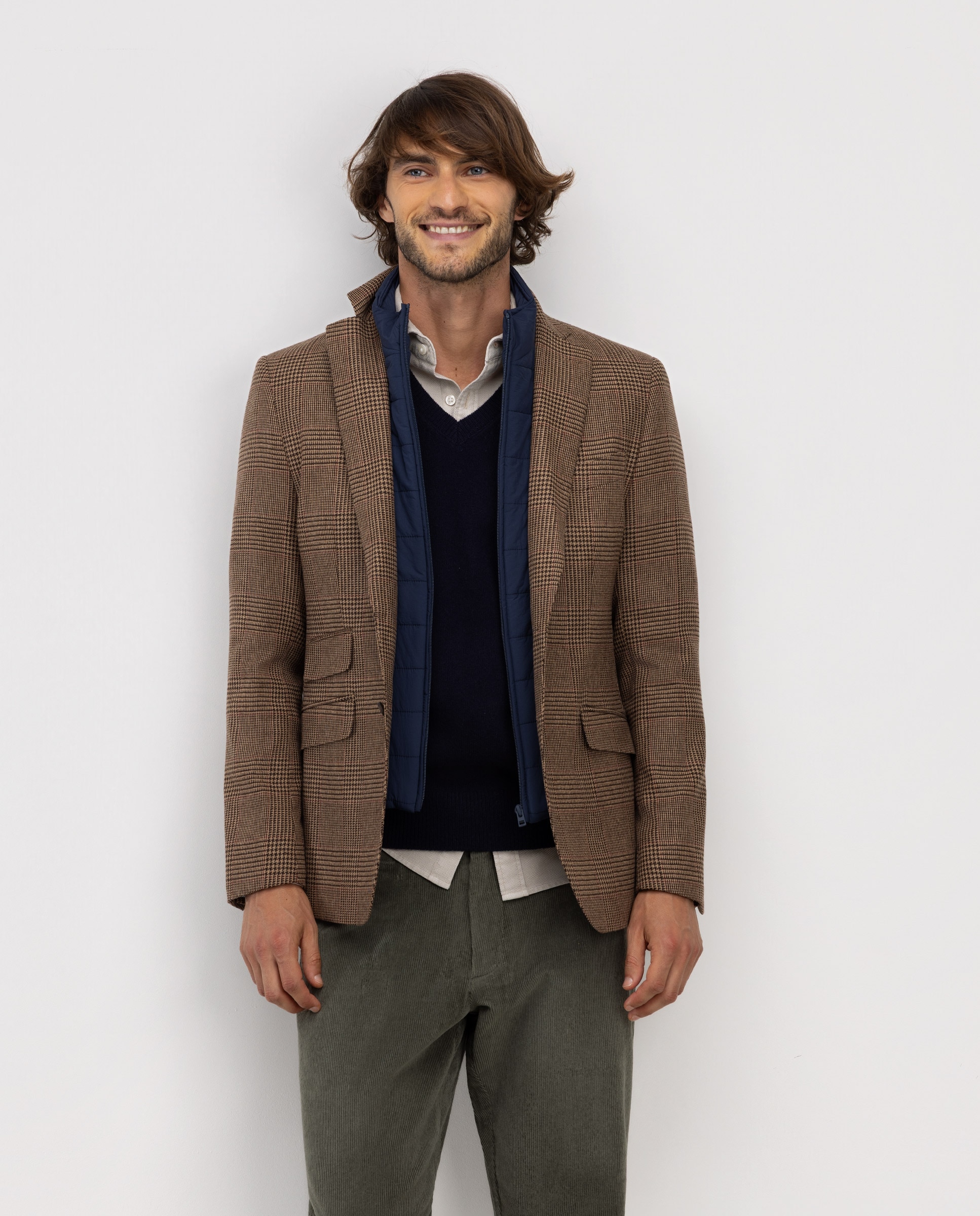 Americana de hombre desmontable lisa - El Ganso - Beige Beige-1