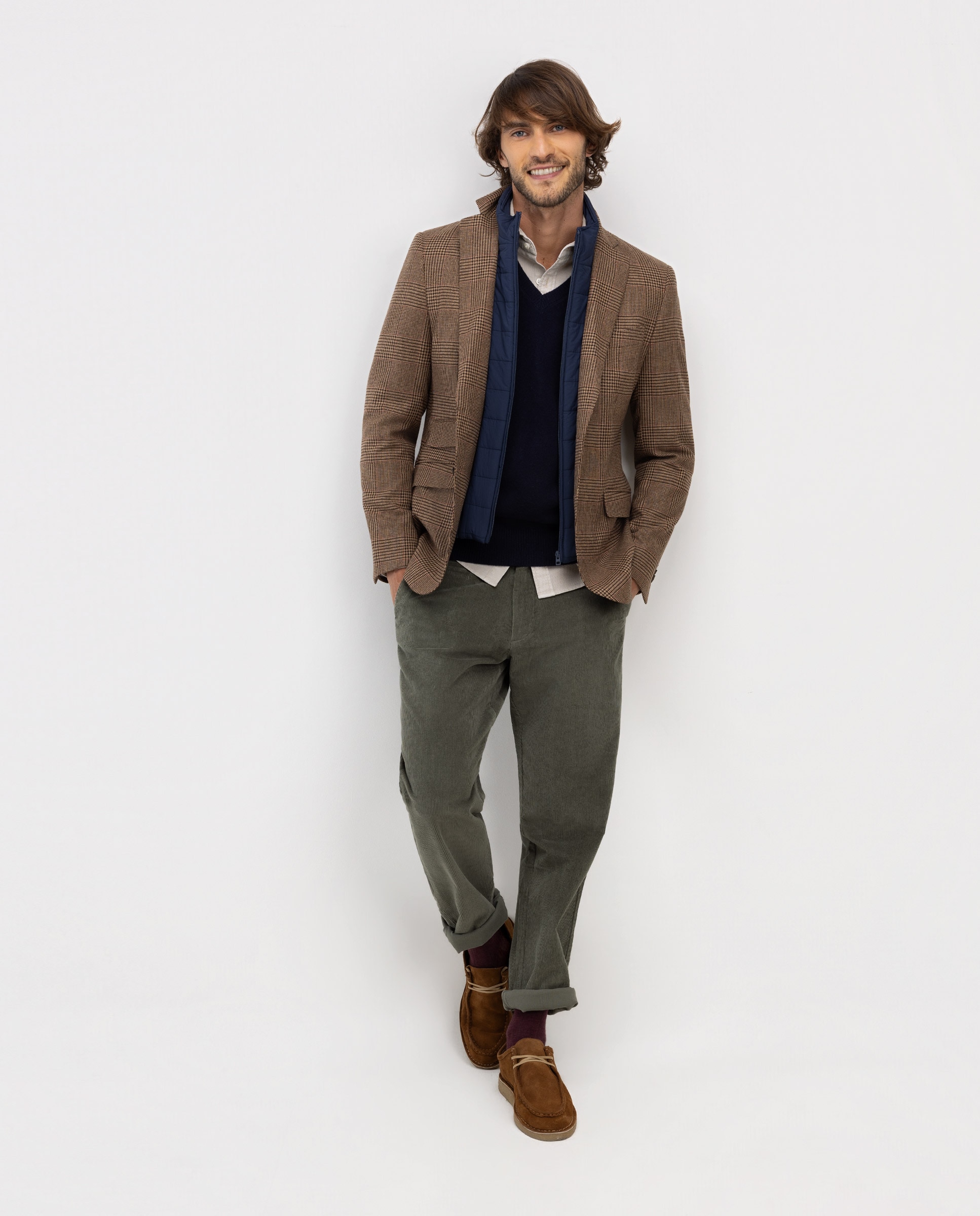 Americana de hombre desmontable lisa - El Ganso - Beige Beige-2