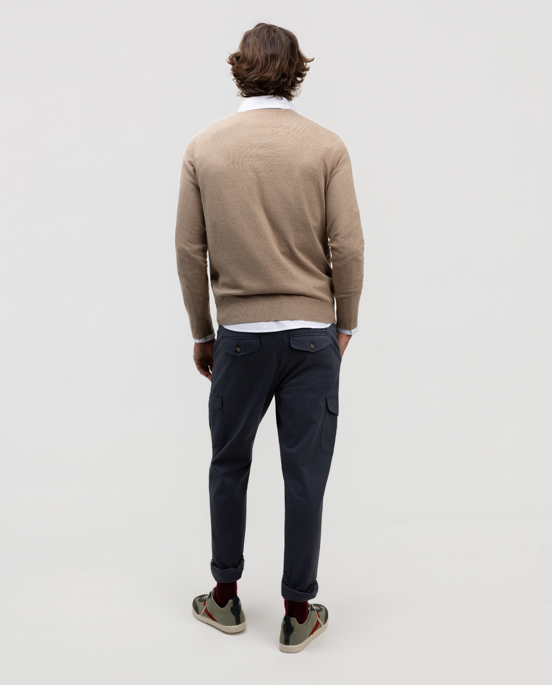 Jersey de hombre cuello pico liso - El Ganso - Beige Beige-4