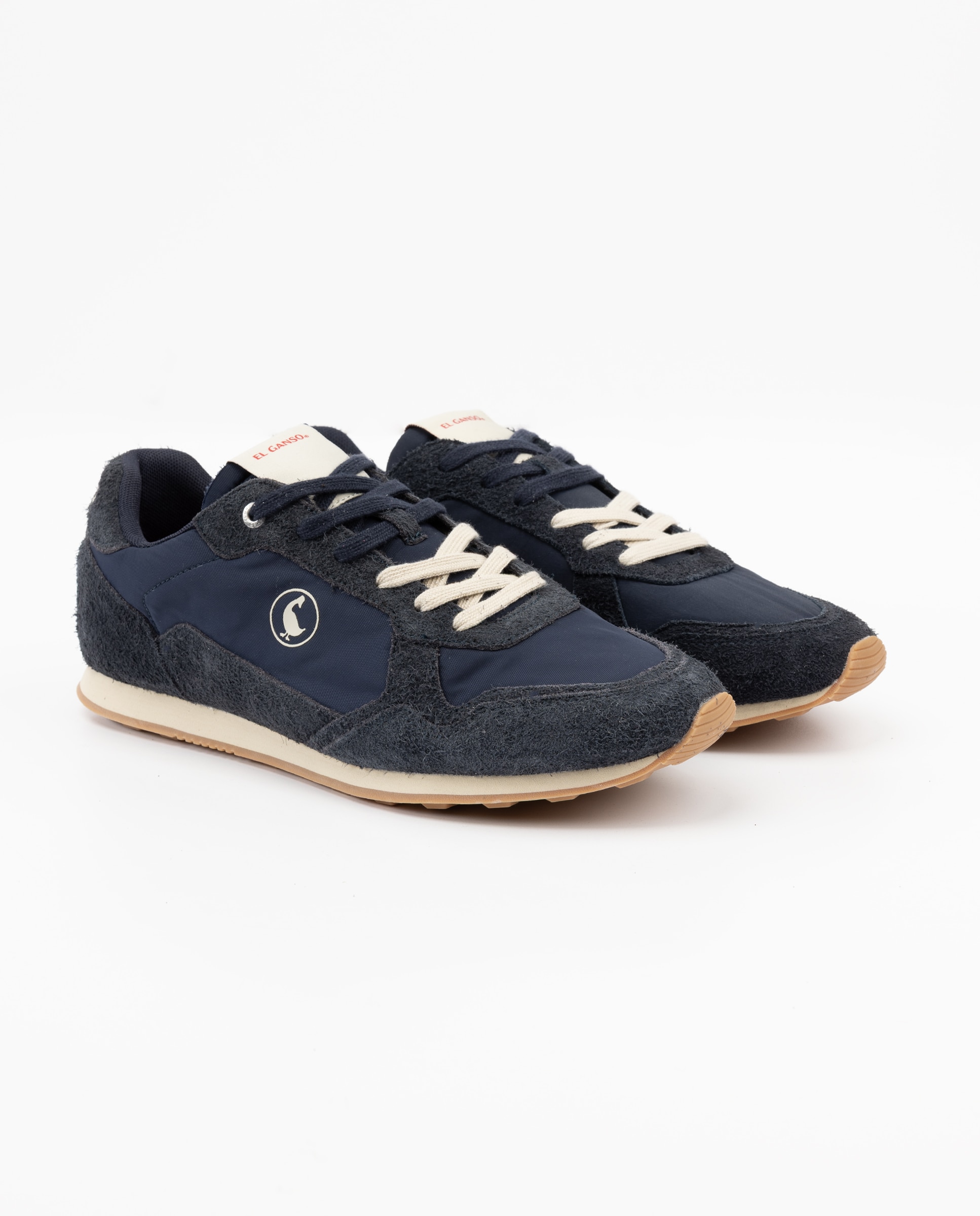 Zapatilla de hombre ochentera de nylón - El Ganso - Azul marino Azul marino-3