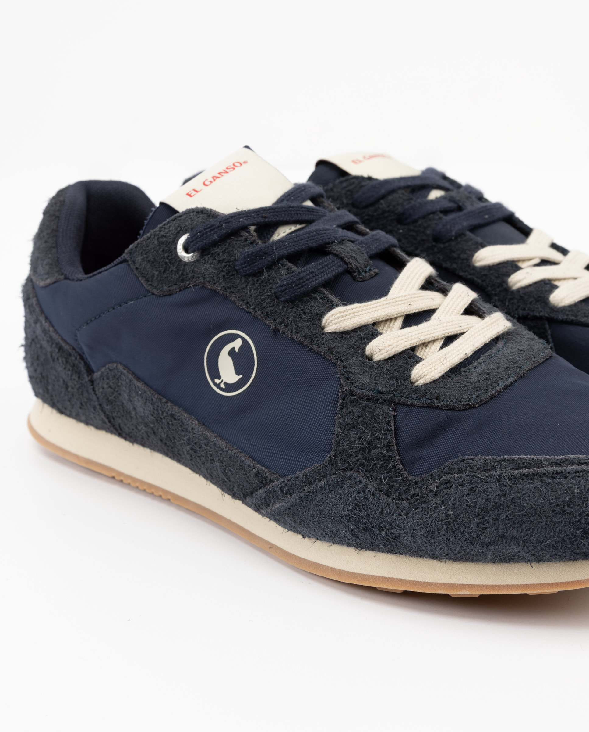 Zapatilla de hombre ochentera de nylón - El Ganso - Azul marino Azul marino-4