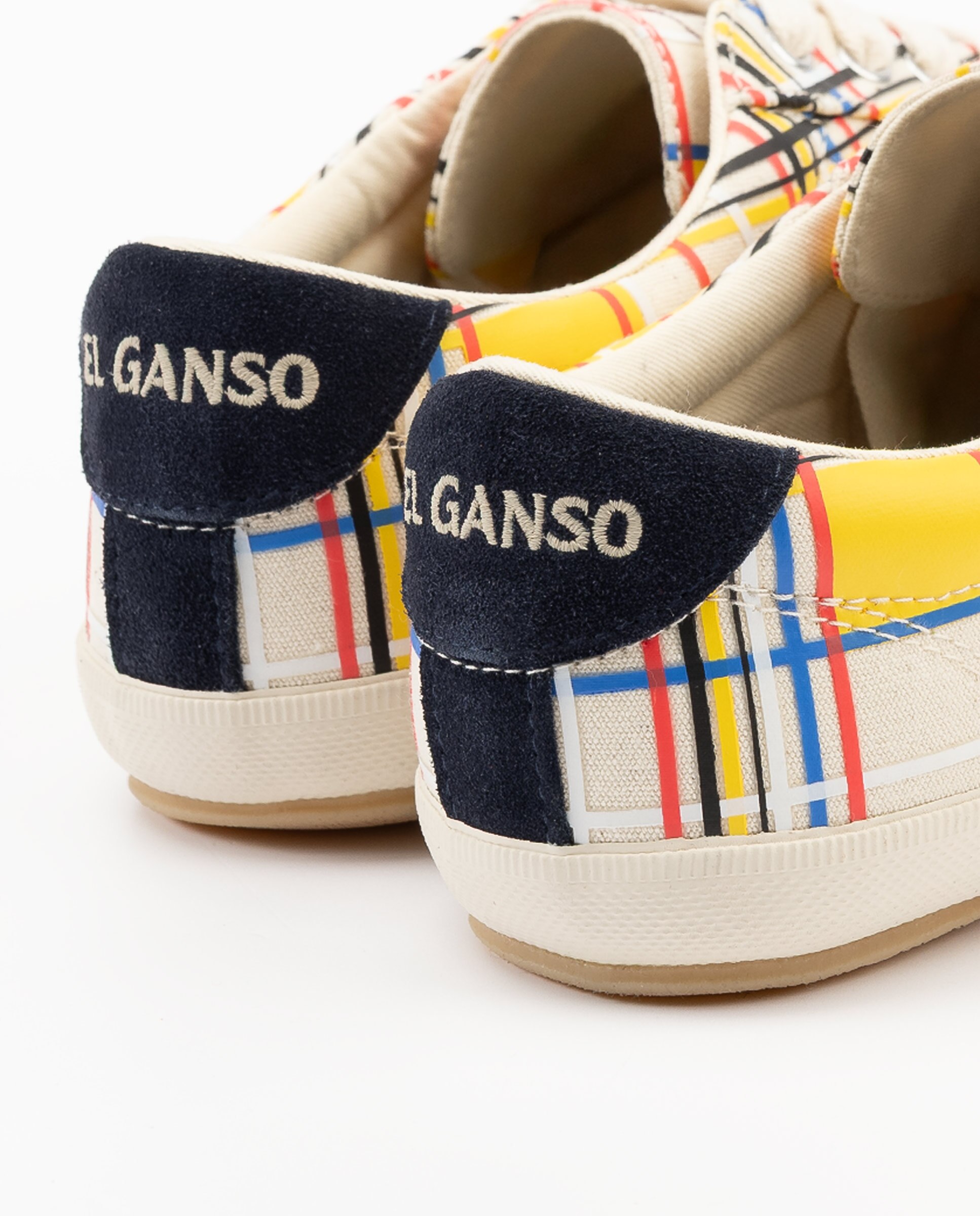 Zapatilla de hombre low top garment dyed liso - El Ganso - Multicolor Multicolor-4