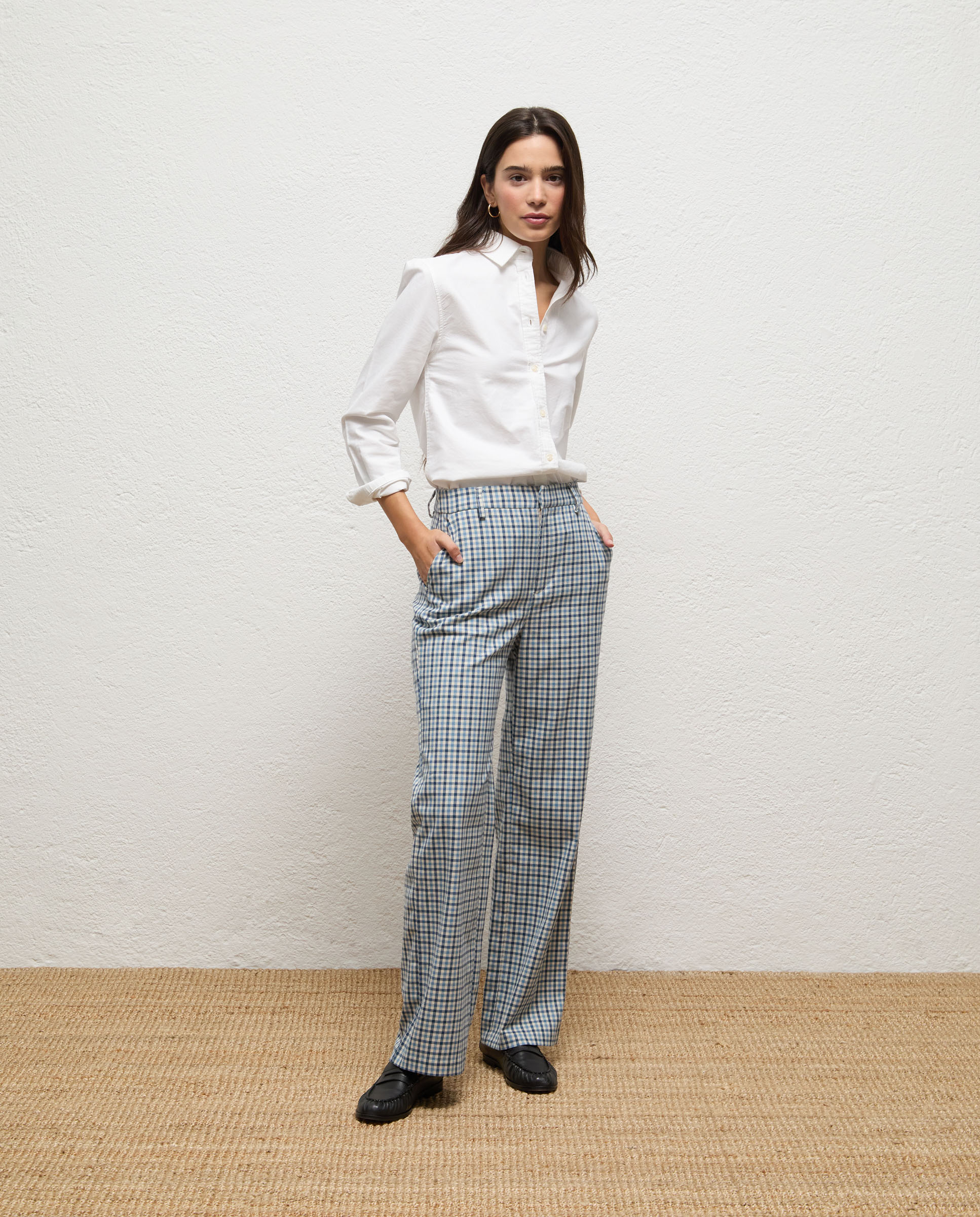 Imagen 2 de Camisa de mujer oxford lisa sol - El Ganso - Blanco Blanco