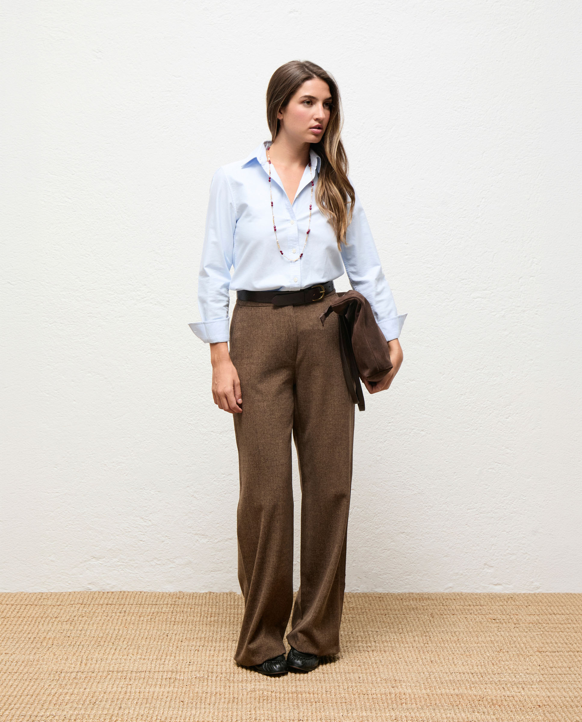 Imagen 1 de Camisa de mujer oxford lisa sol - El Ganso - Azul celeste Azul celeste
