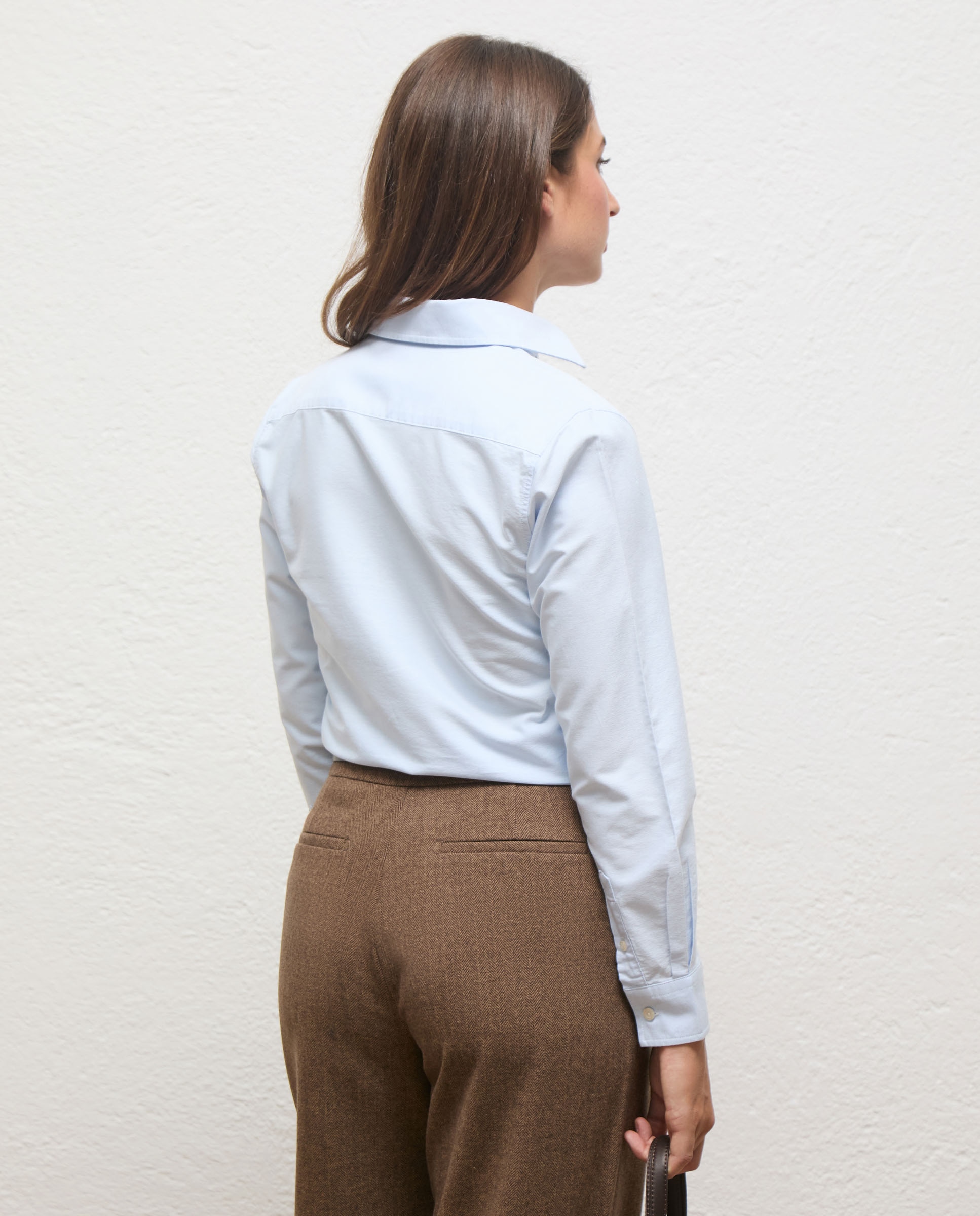 Imagen 4 de Camisa de mujer oxford lisa sol - El Ganso - Azul celeste Azul celeste