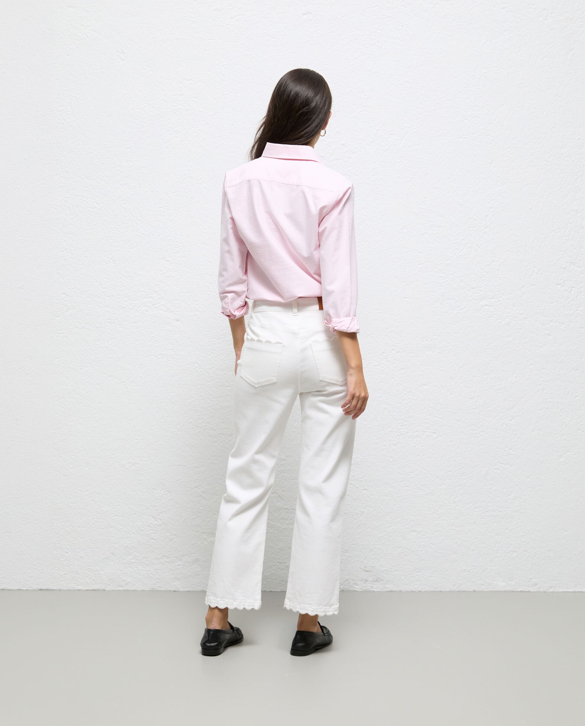 Imagen 3 de Camisa de mujer oxford lisa sol - El Ganso - Rosa Rosa