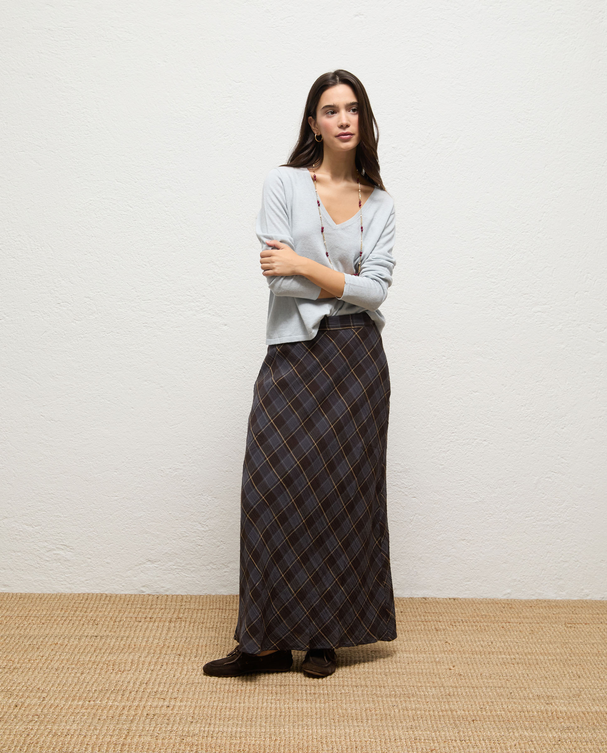 Cárdigan de mujer calados nuria - El Ganso - Azul celeste Azul celeste-2
