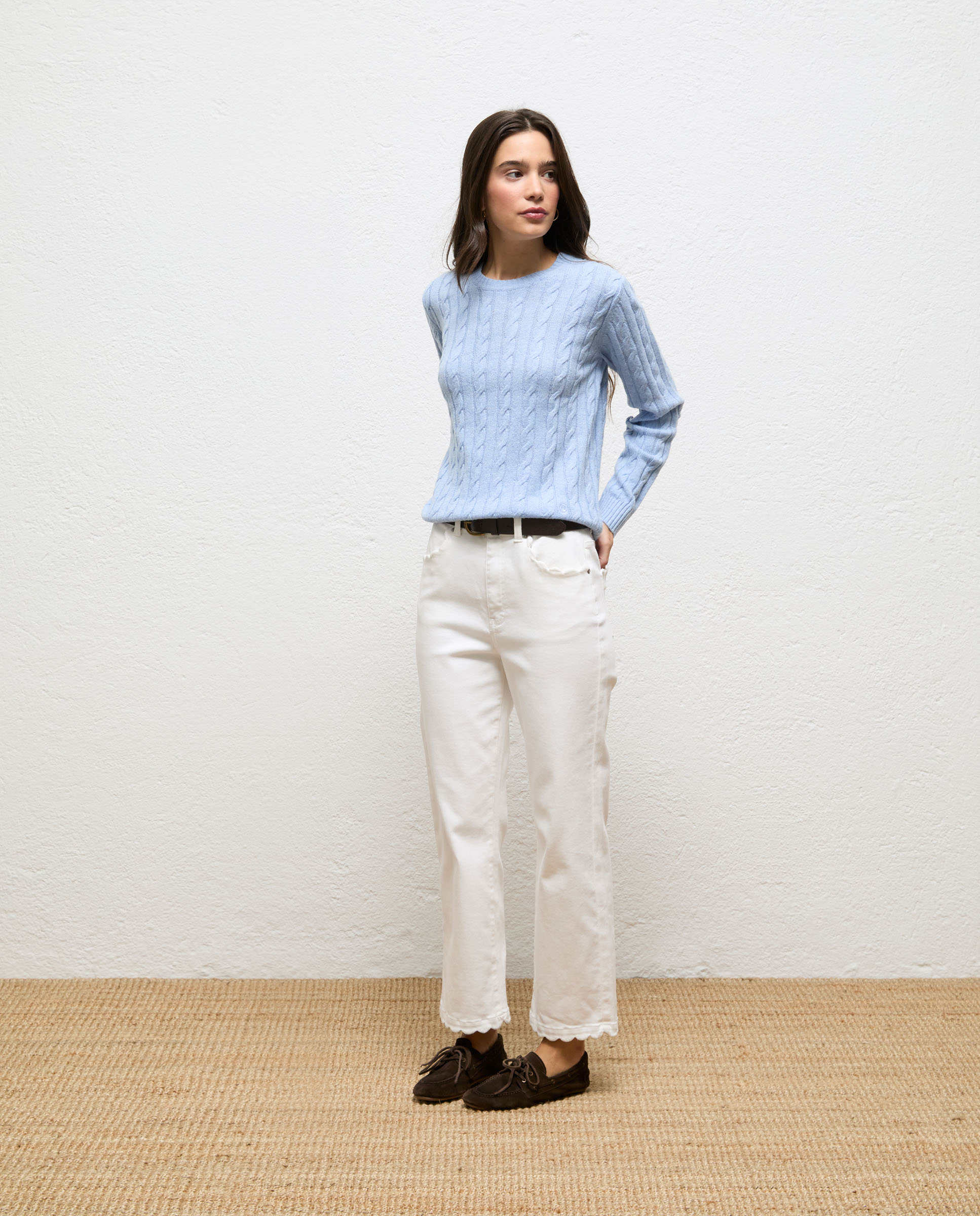 Jersey de mujer ochos rory - El Ganso - Azul celeste Azul celeste-1