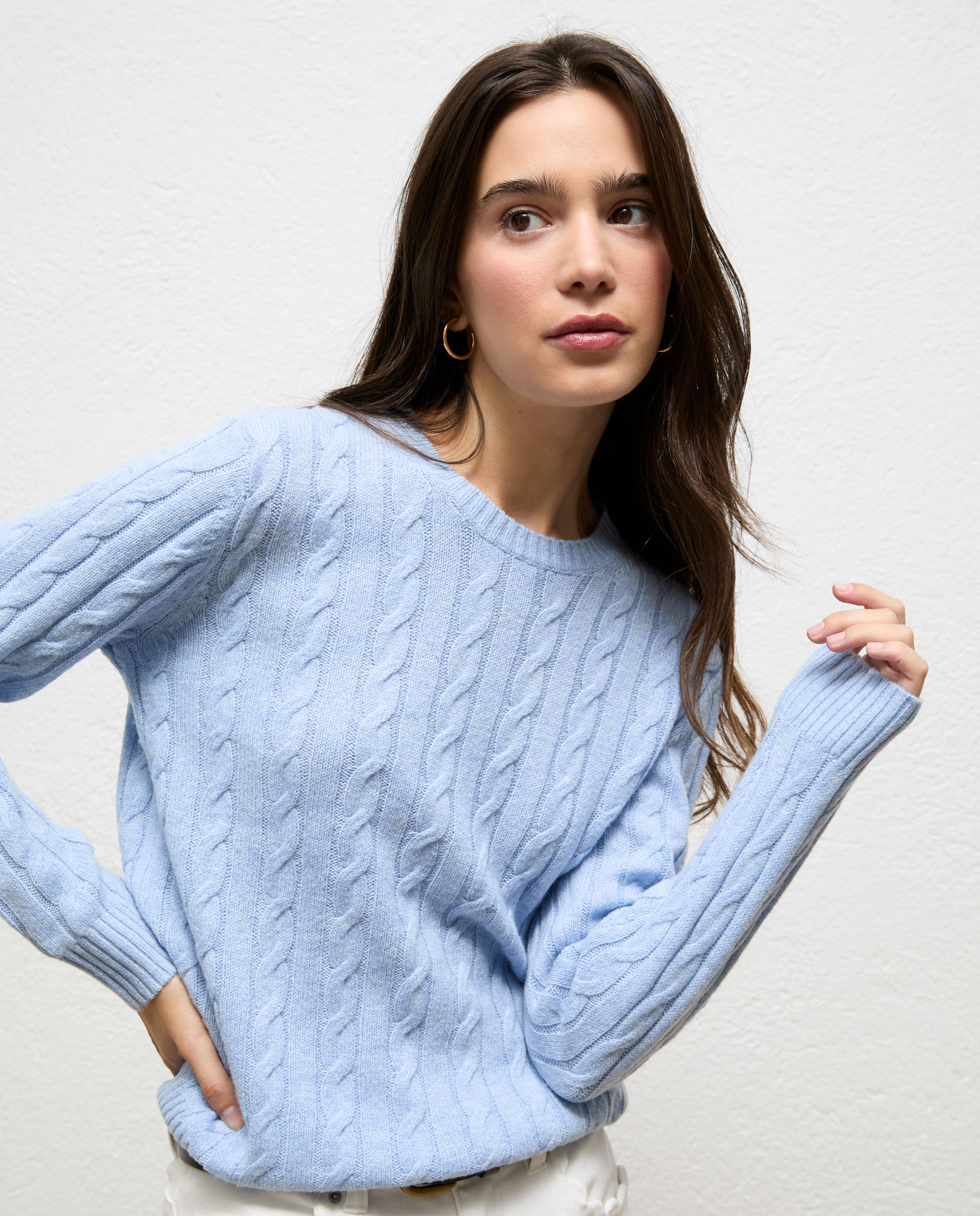 Jersey de mujer ochos rory - El Ganso - Azul celeste Azul celeste-2