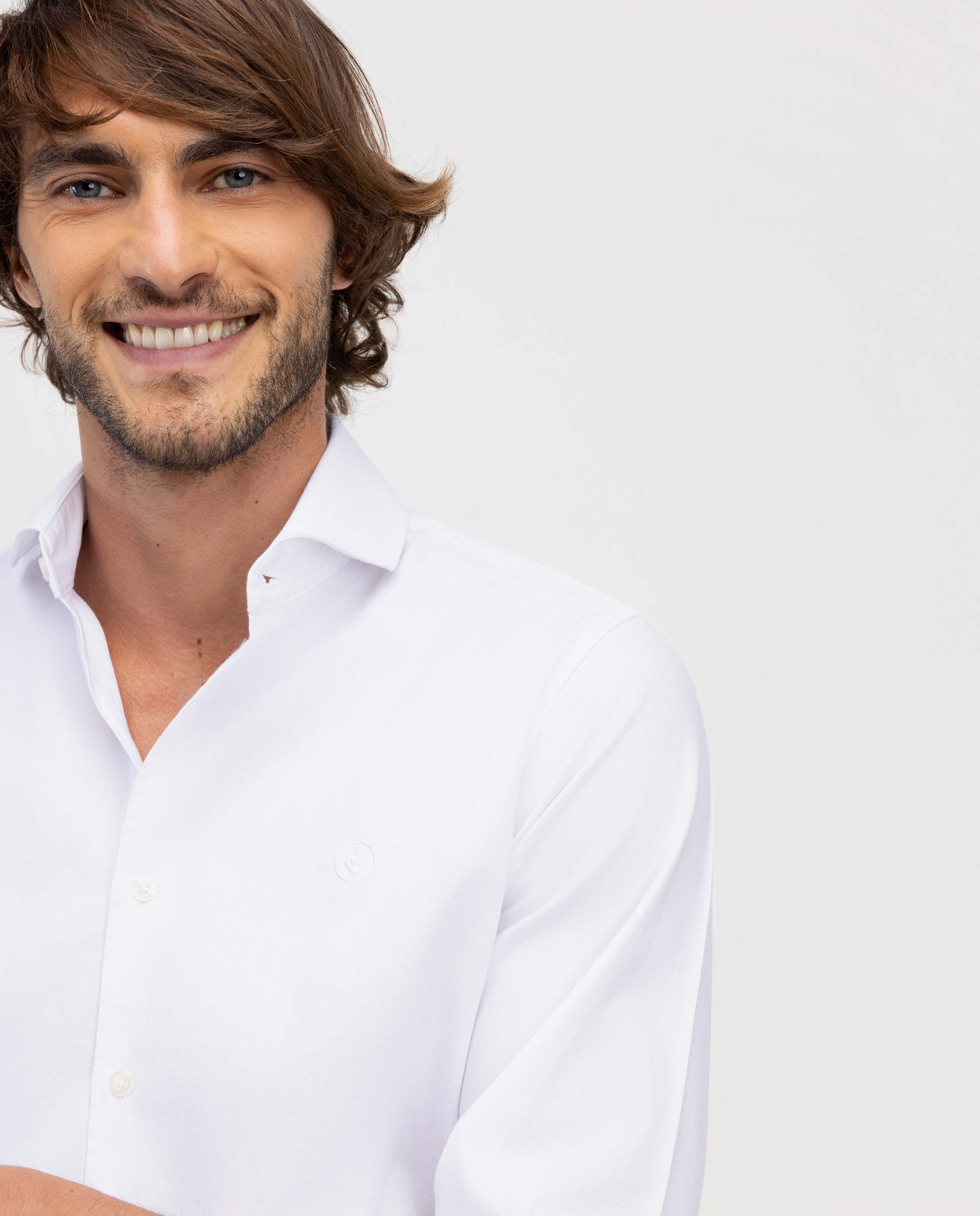 Camisa de hombre royal oxford - El Ganso - Blanco Blanco-3