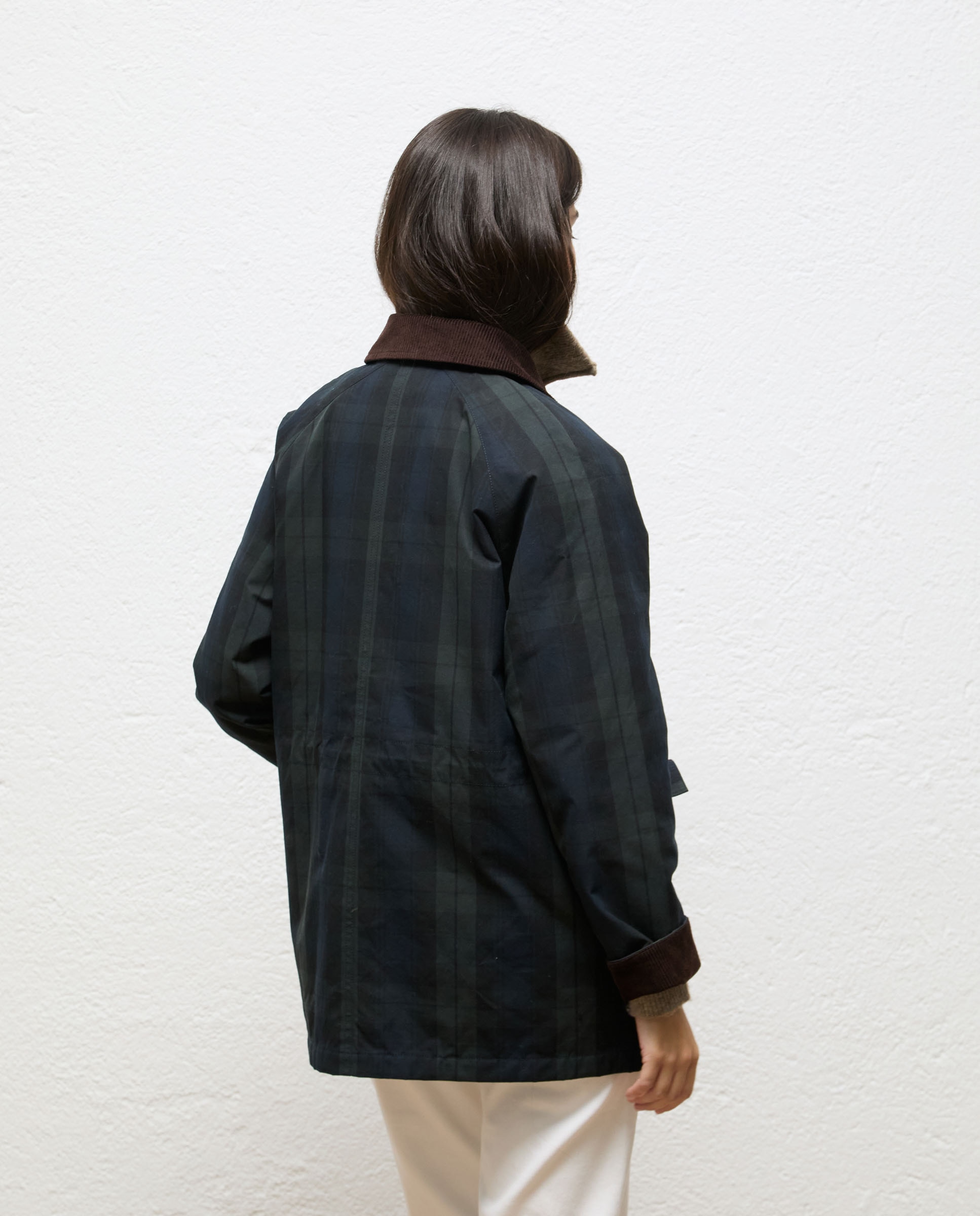 Chaqueta de mujer de cuadros lucía - El Ganso - Azul Azul-4