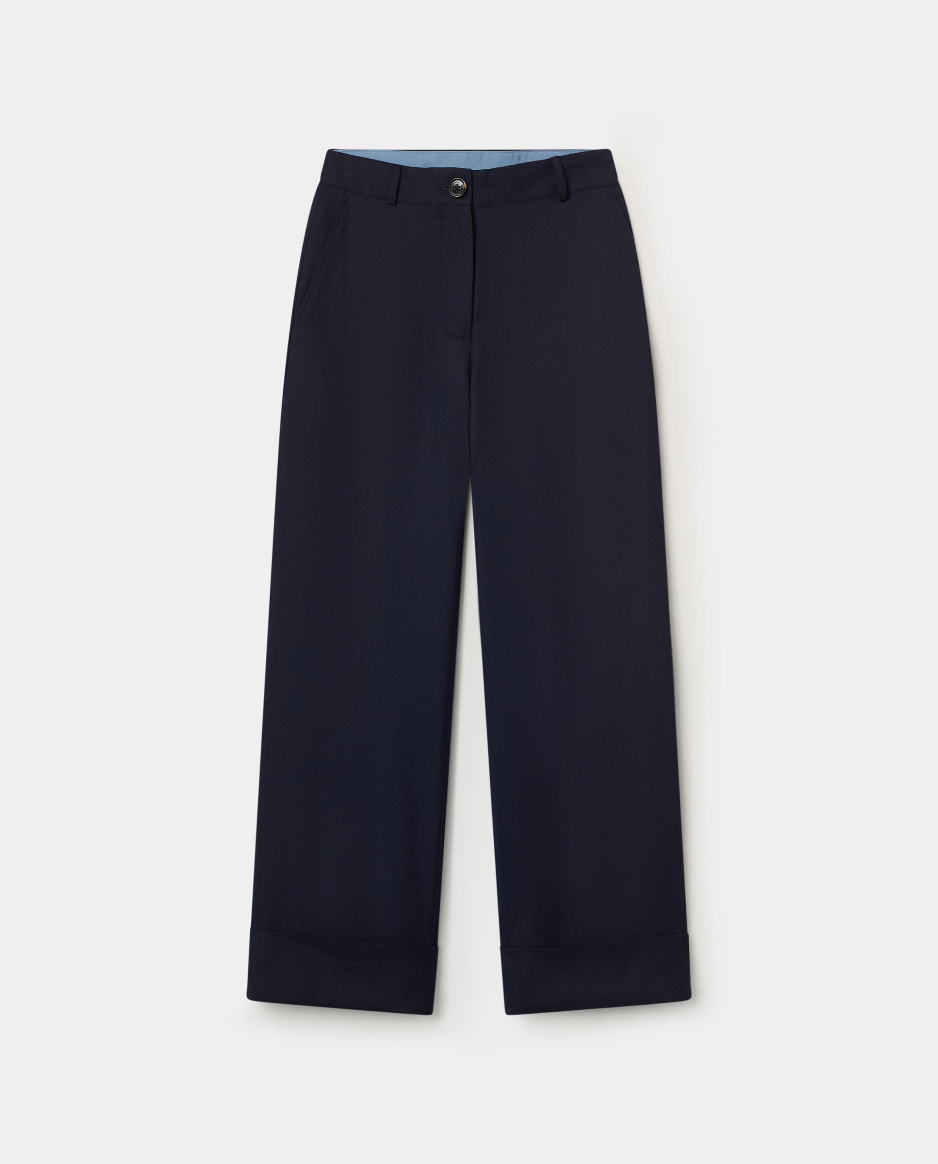 Pantalón de mujer lana bryce - El Ganso - Azul marino Azul marino-4