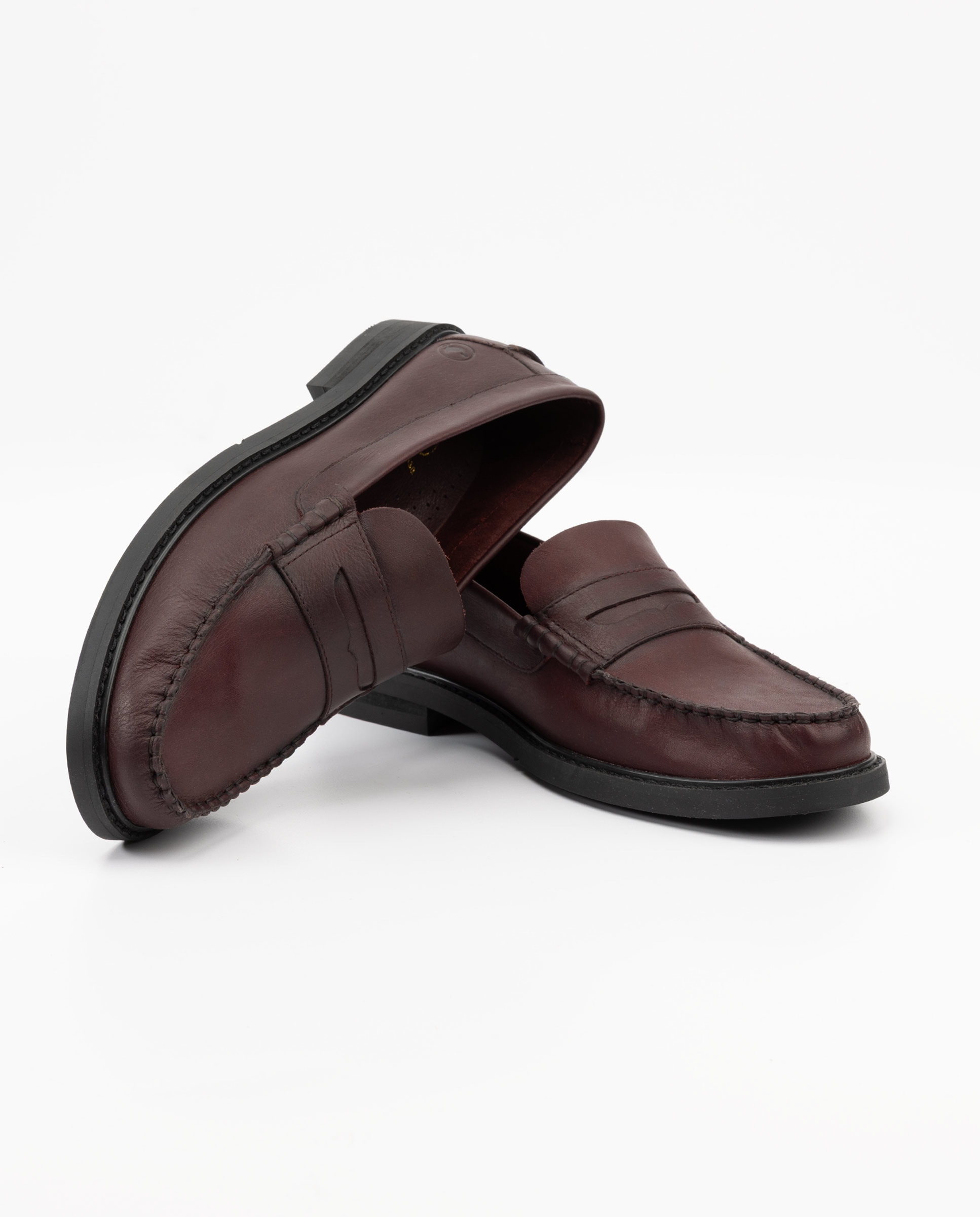 Imagen 2 de Mocasín piel - El Ganso - Granate Granate