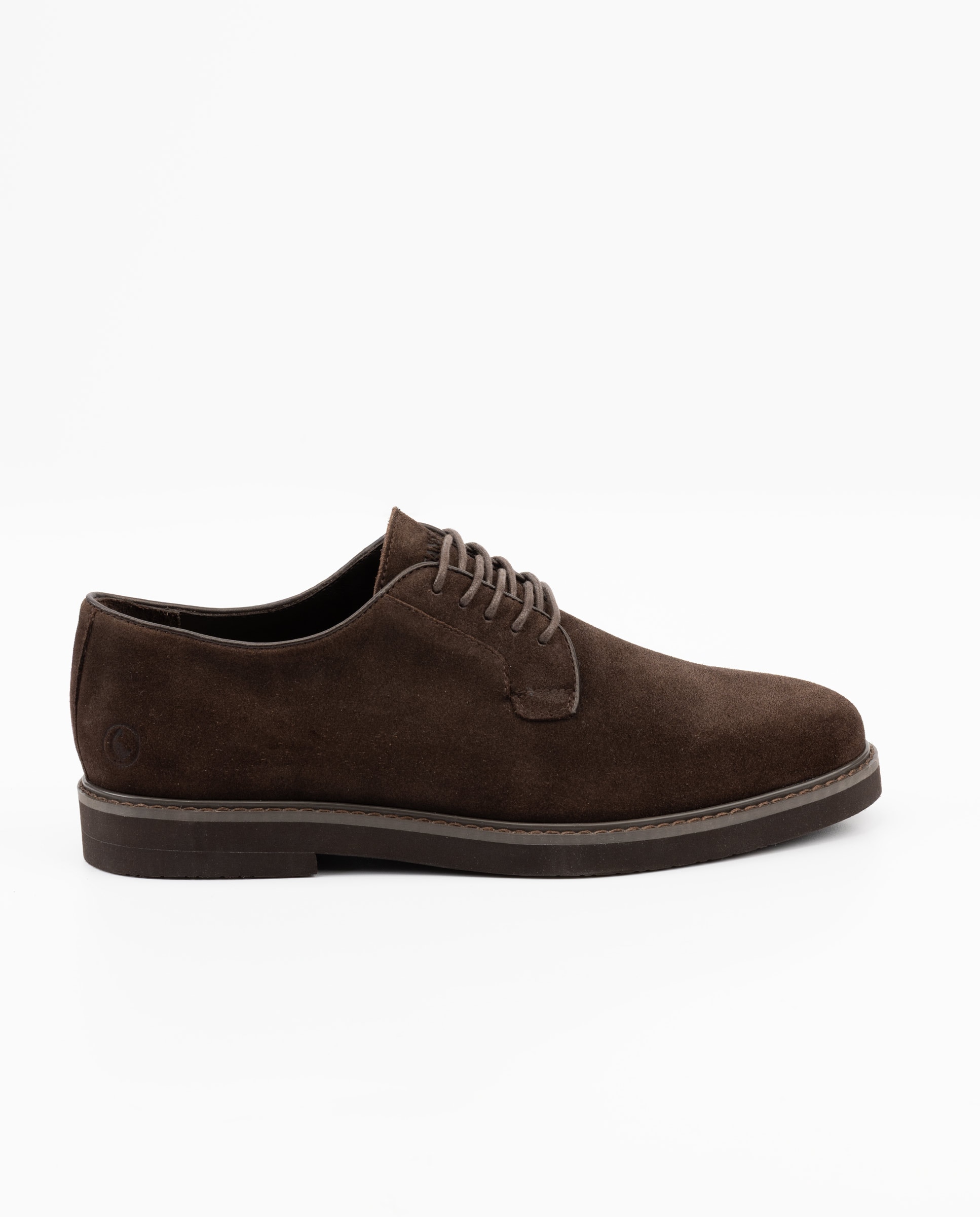 Imagen 1 de Zapato ante cordones marrón Marrón
