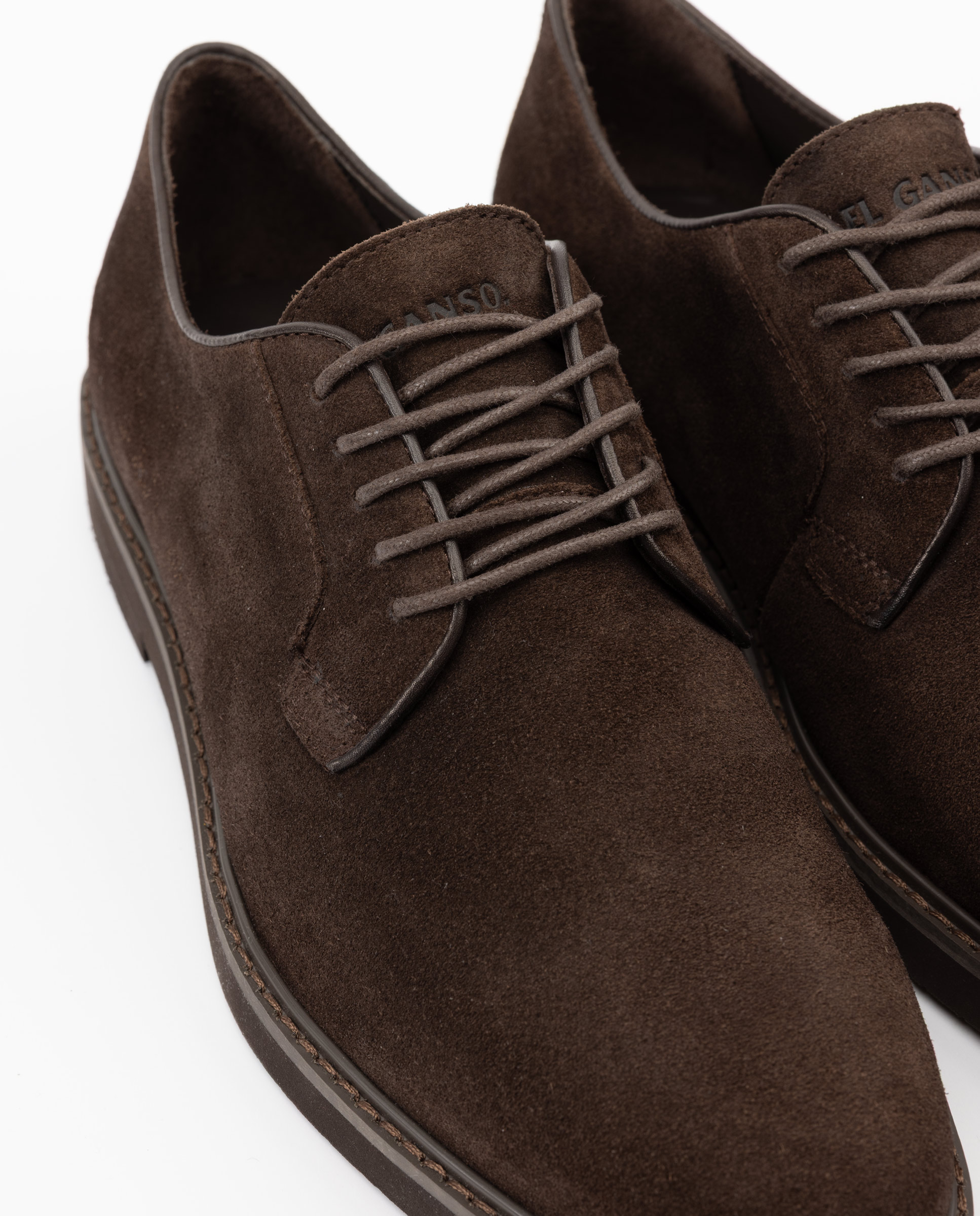 Imagen 4 de Zapato ante cordones - El Ganso - Marrón Marrón
