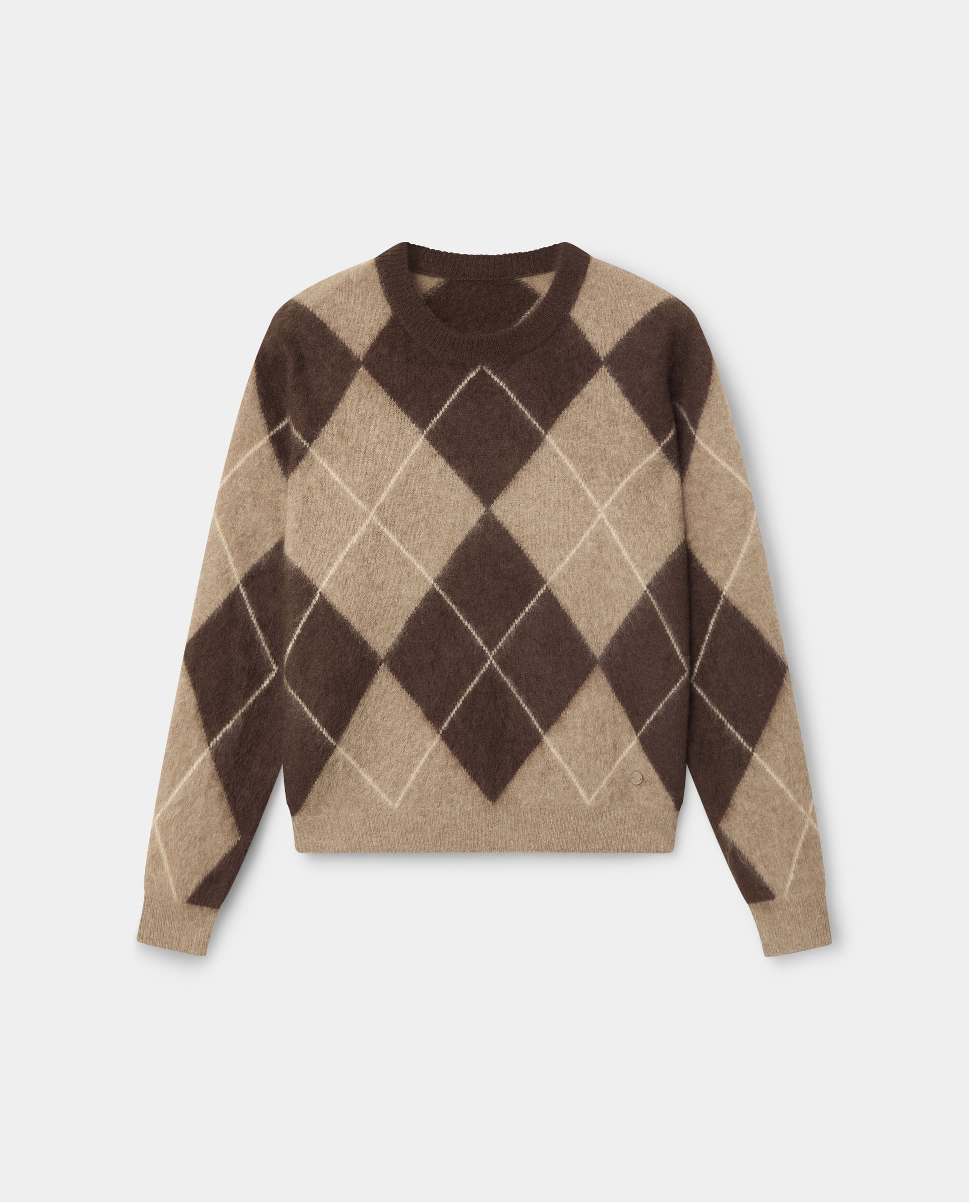 Jersey de mujer de rombos quinn - El Ganso - Beige Beige-4