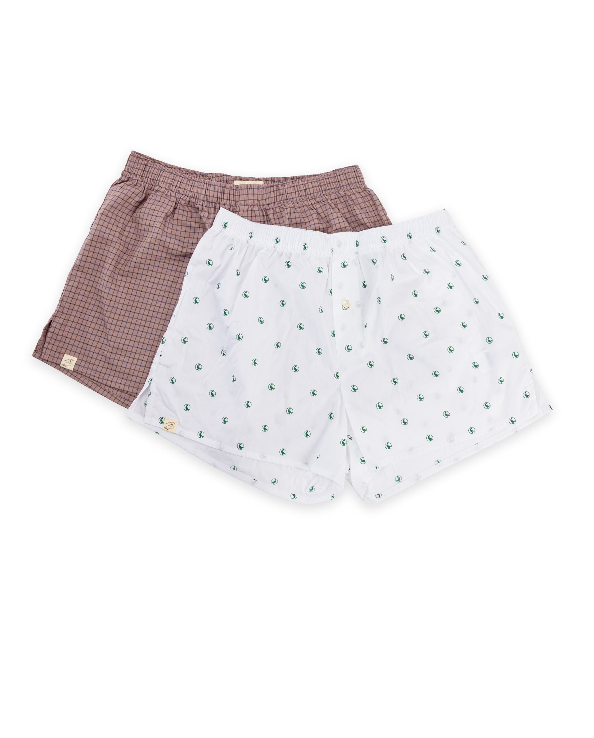 Imagen 0 de Pack boxer de hombre de cuadros y liso Verde