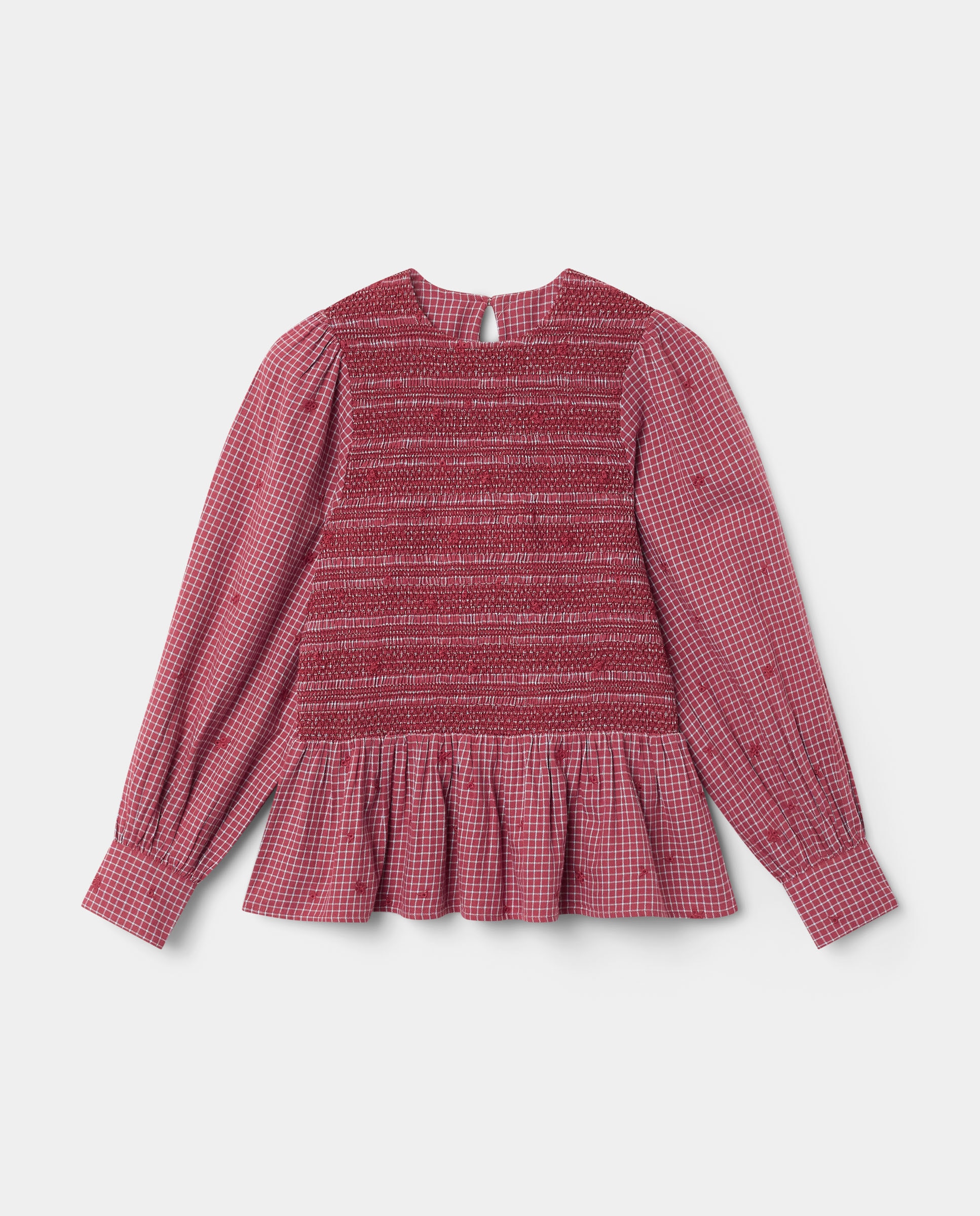 Camisa de mujer de cuadros charlotte - El Ganso - Granate Granate-3