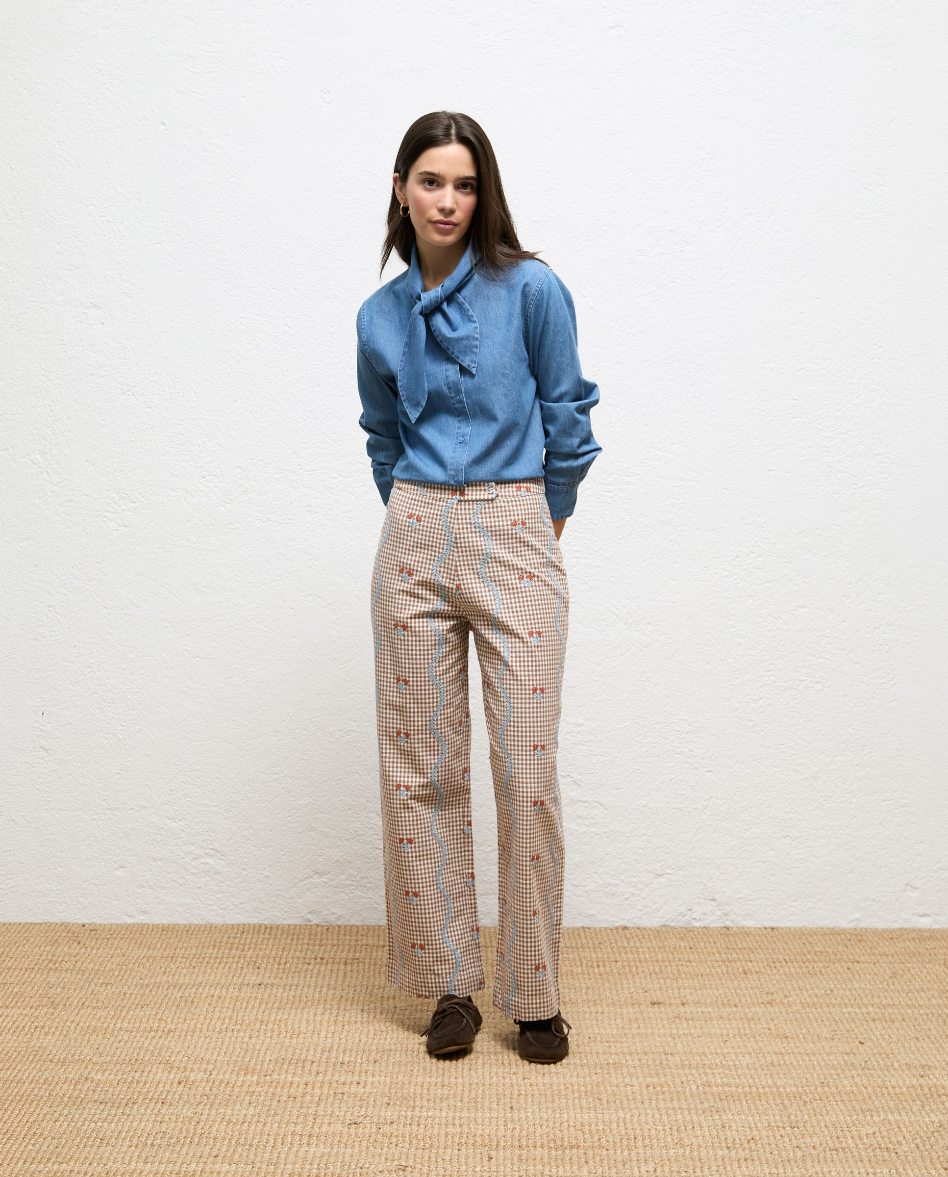 Camisa de mujer denim rossi - El Ganso - Azul Azul-1