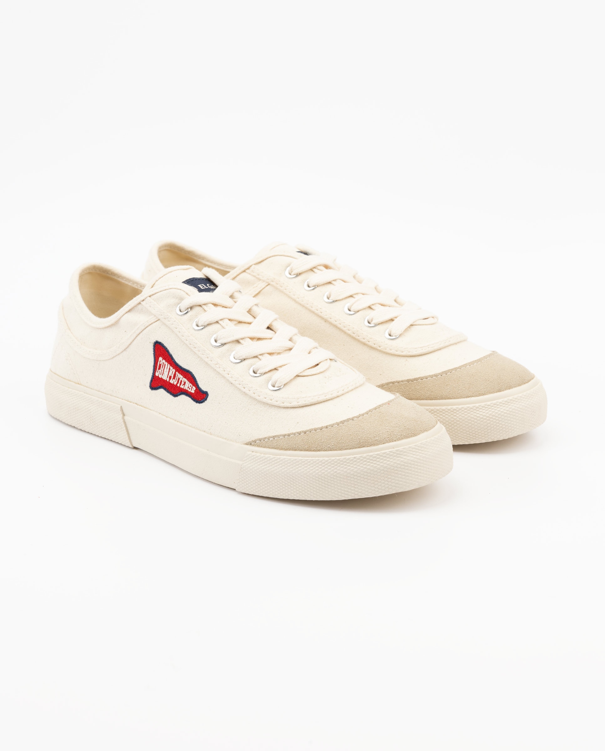 Zapatilla de hombre squash complutense lisa - El Ganso - Crudo Crudo-3