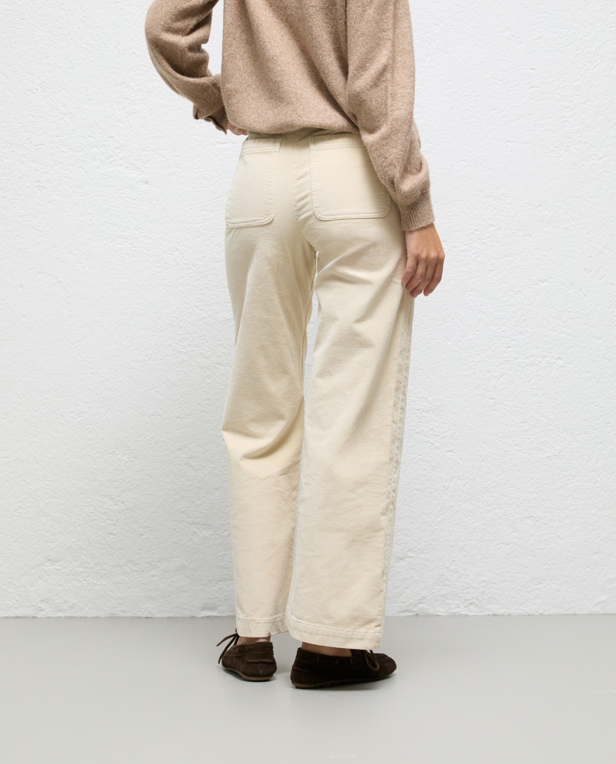 Pantalón de mujer de pana gala - El Ganso - Crudo Crudo-3