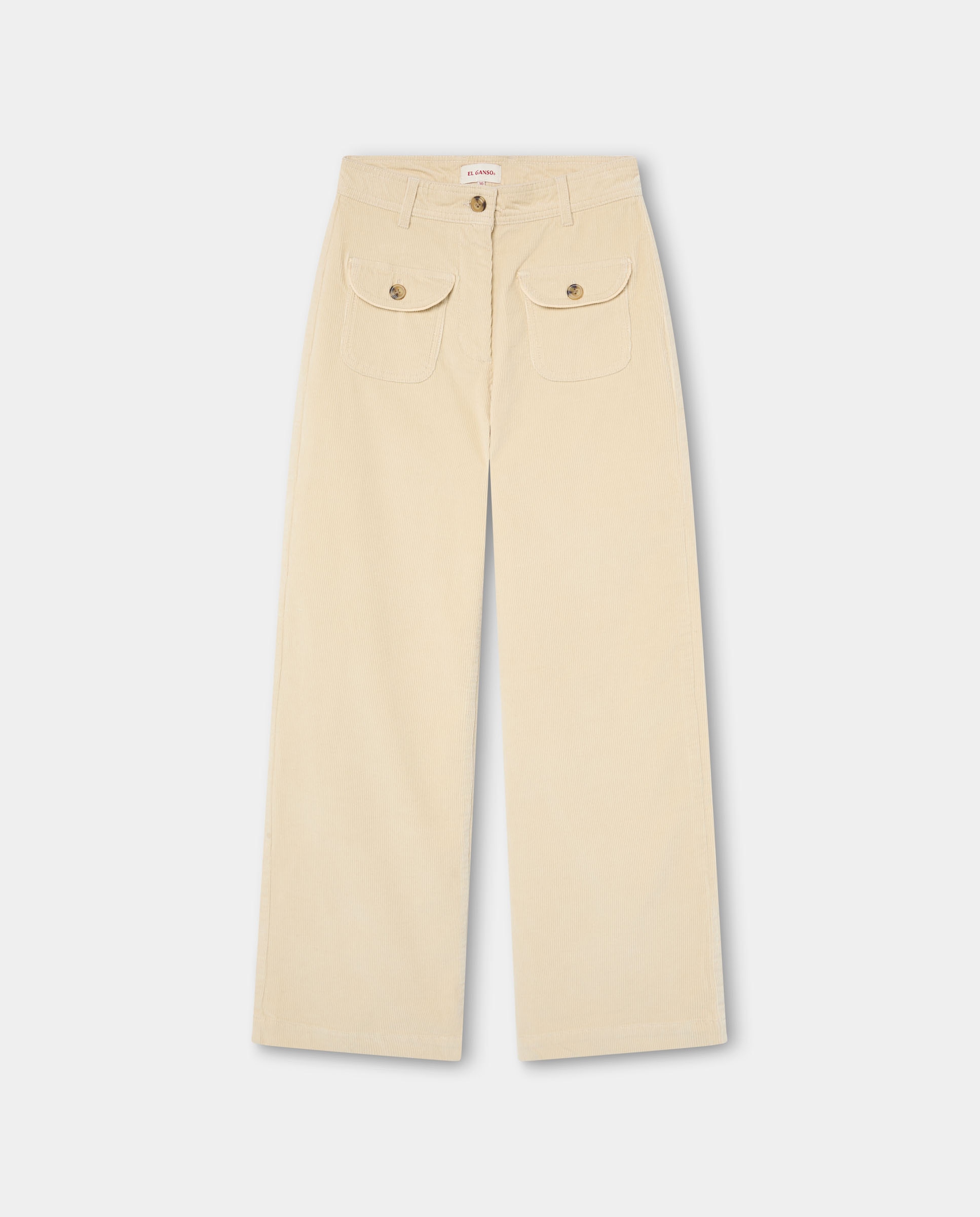 Pantalón de mujer de pana gala - El Ganso - Crudo Crudo-4