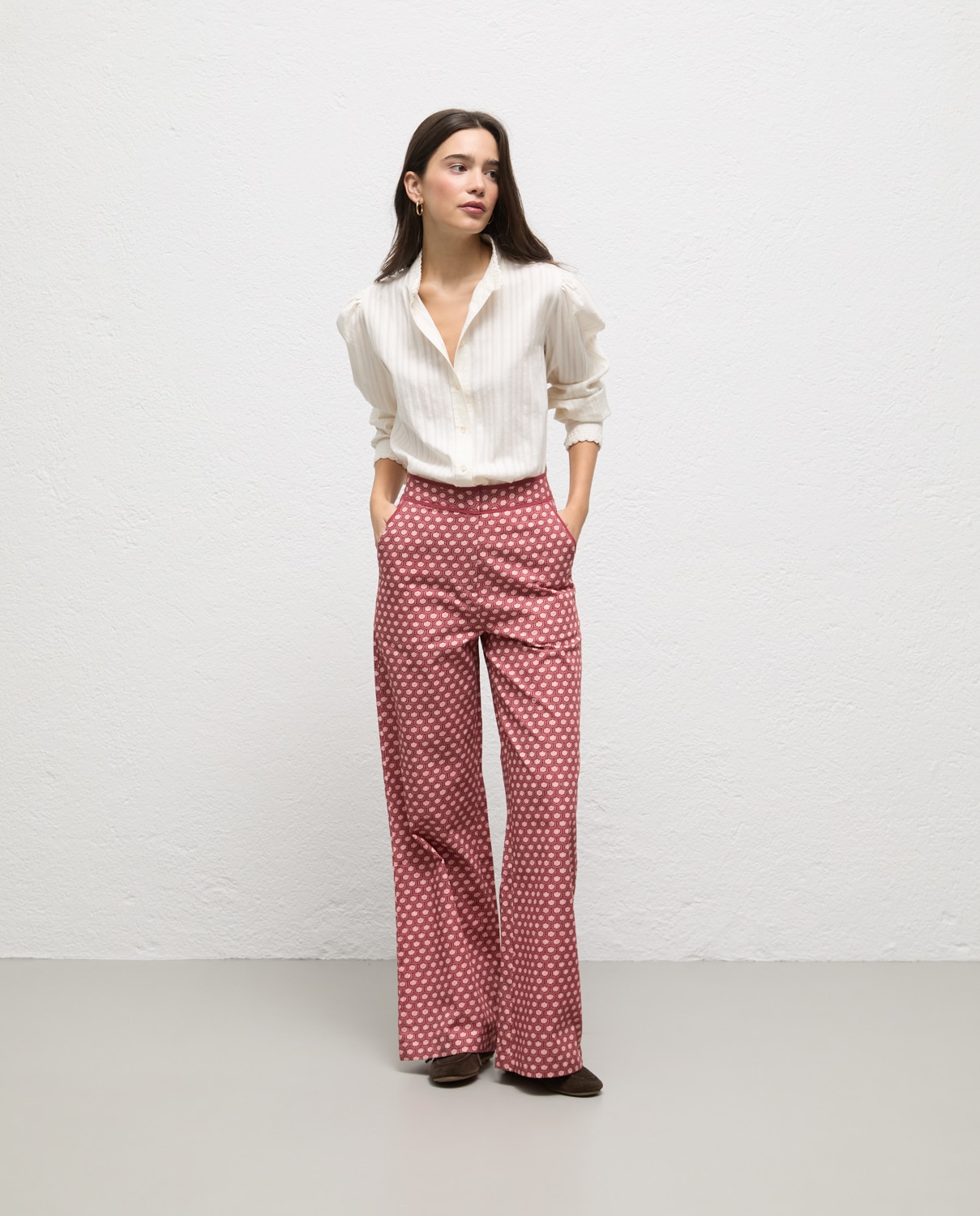 Camisa de mujer de crochet matilda matilda - El Ganso - Crudo Crudo-1